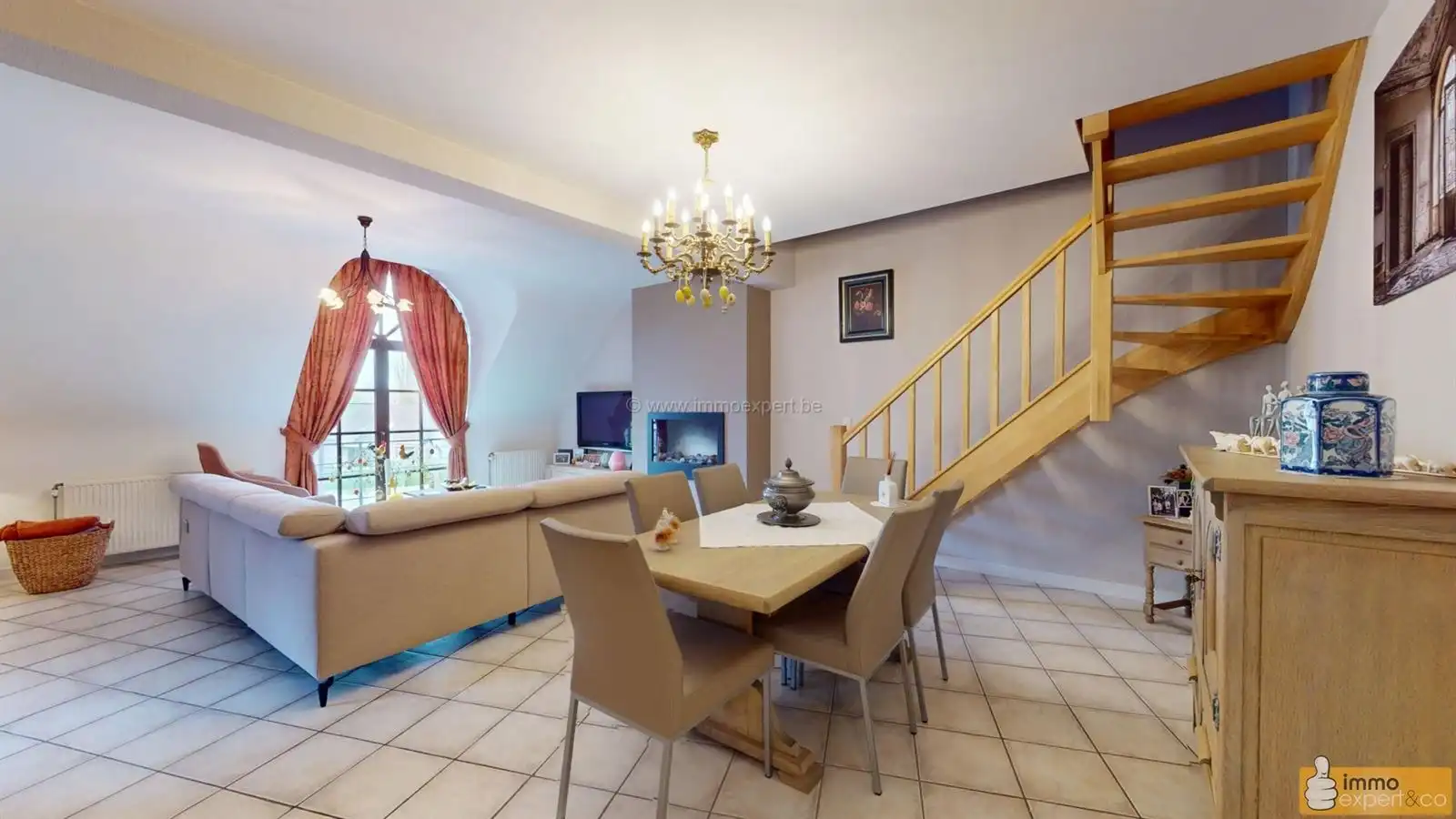 TERNAT : Duplex appartement 129m² in centrum met gesloten garage. foto 4