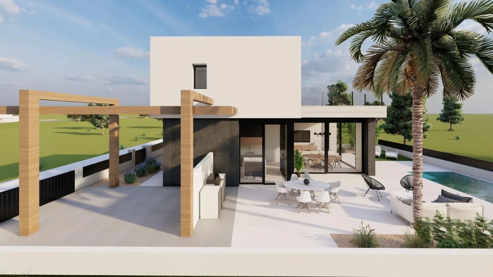 Exclusieve nieuwbouw villa's aan de golfbaan in Pilar de la Horadada foto 2