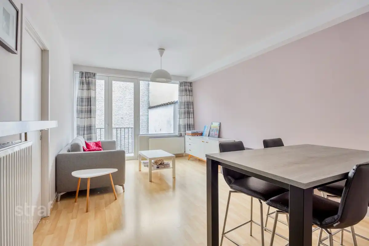 TE HUUR gemeubeld appartement met garage in centrum Antwerpen foto {{pictureIndex}}