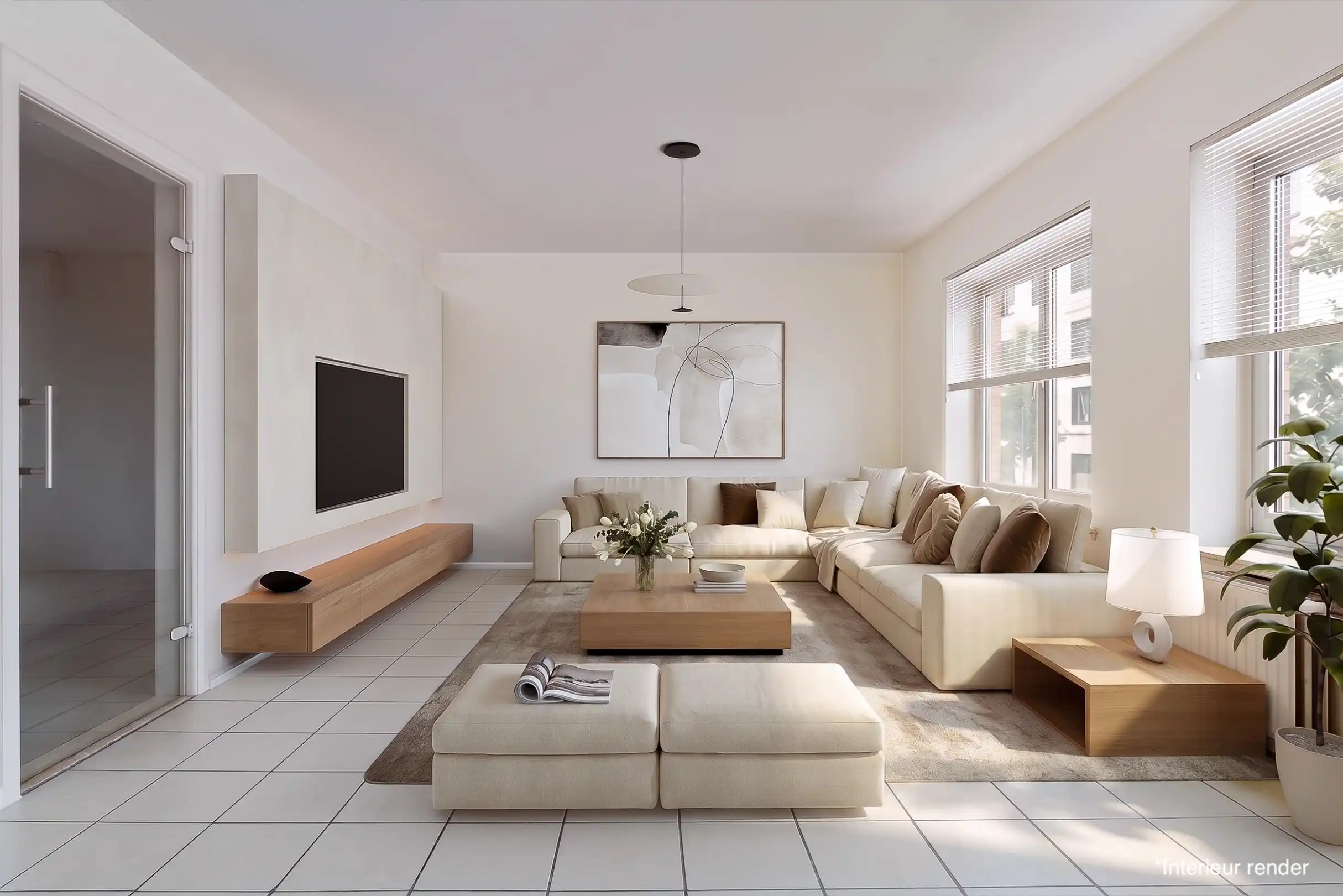 Appartement met 2 slaapkamers, terras en garagebox nabij centrum Beringen foto 5