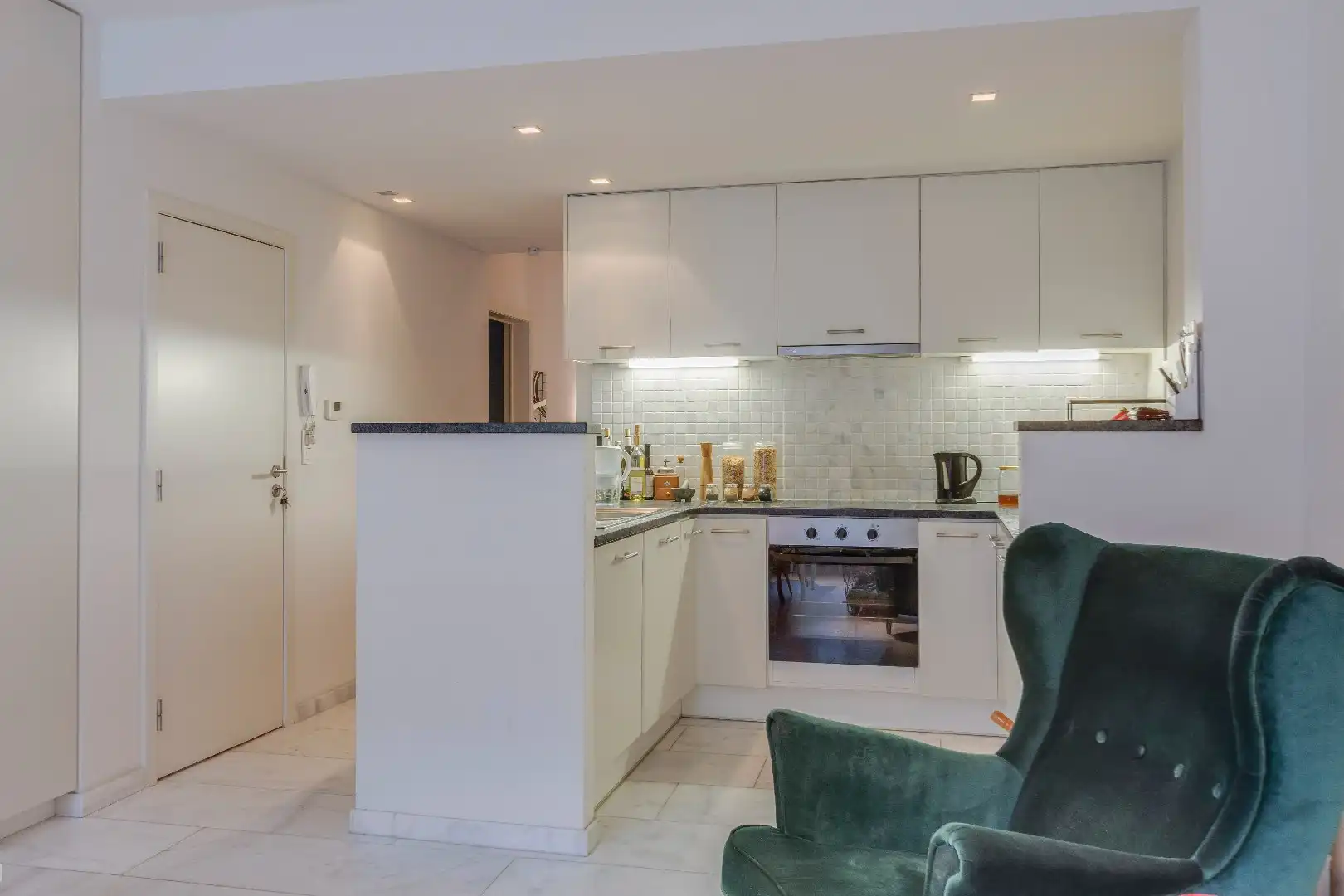 Zeer ruim 1-slaapkamer appartement met bureauruimte te  centrum Gent foto 7