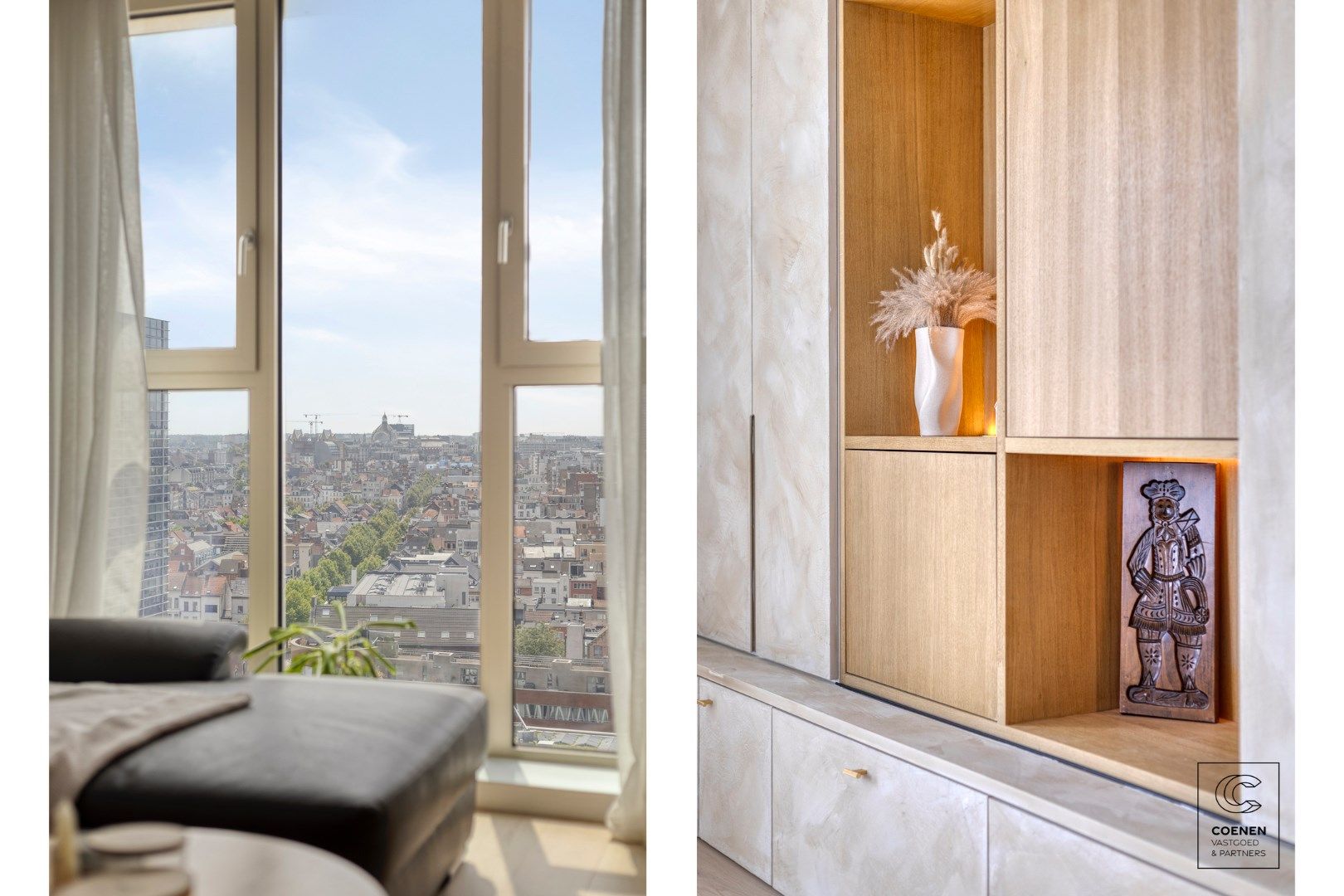 Design appartement van 83 m², twee slaapkamers en een ruim terras met een prachtig uitzicht over Antwerpen! foto 5