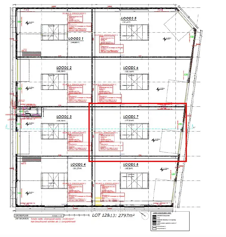 NB OPSLAGRUIMTE (178m²) te koop met 2 private parkeerplaatsen op ambachtelijke zone te Middelkerke! foto 6