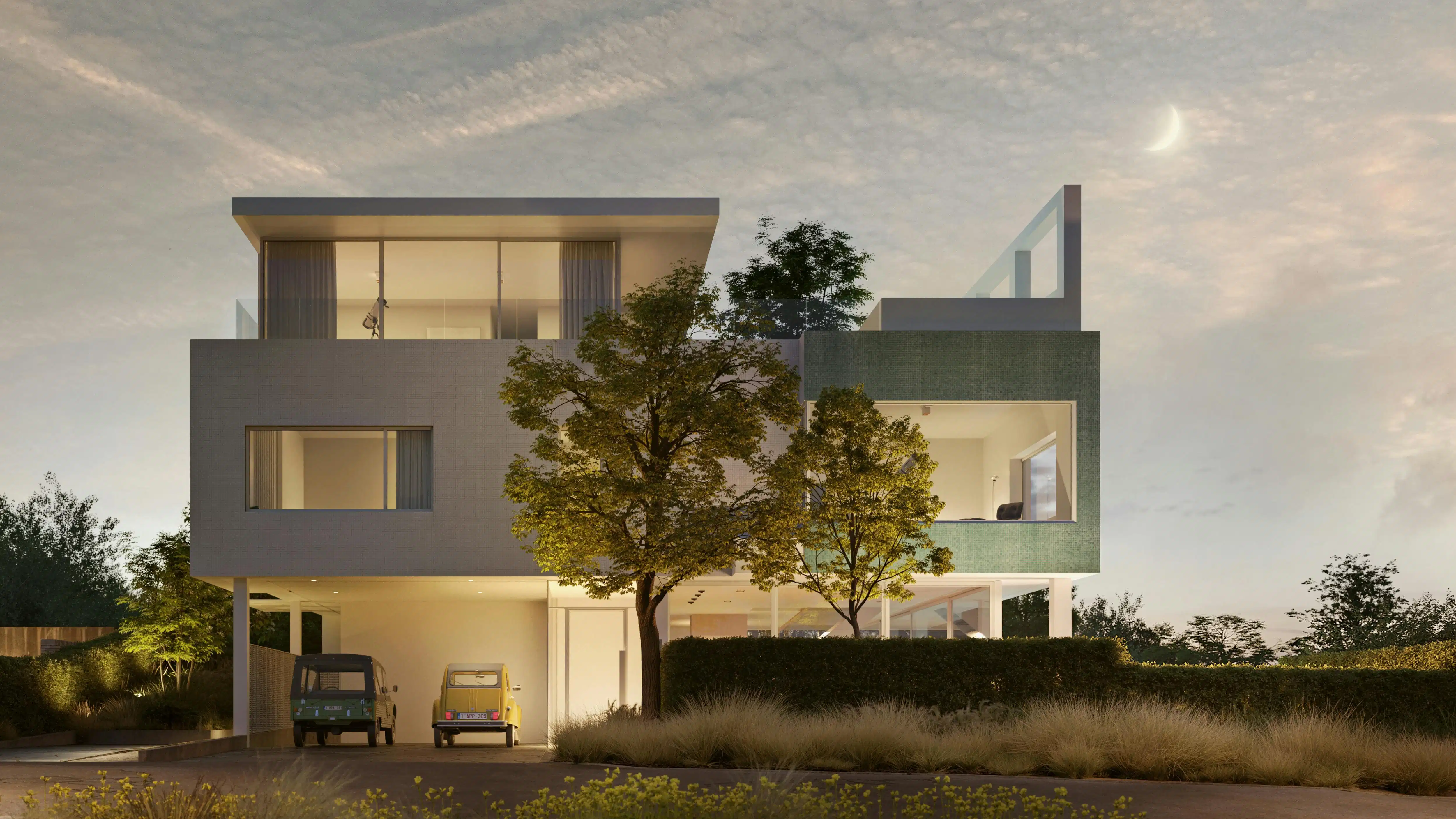 Luxueuze koppelvilla "H" te koop in Oostduinkerke foto {{pictureIndex}}