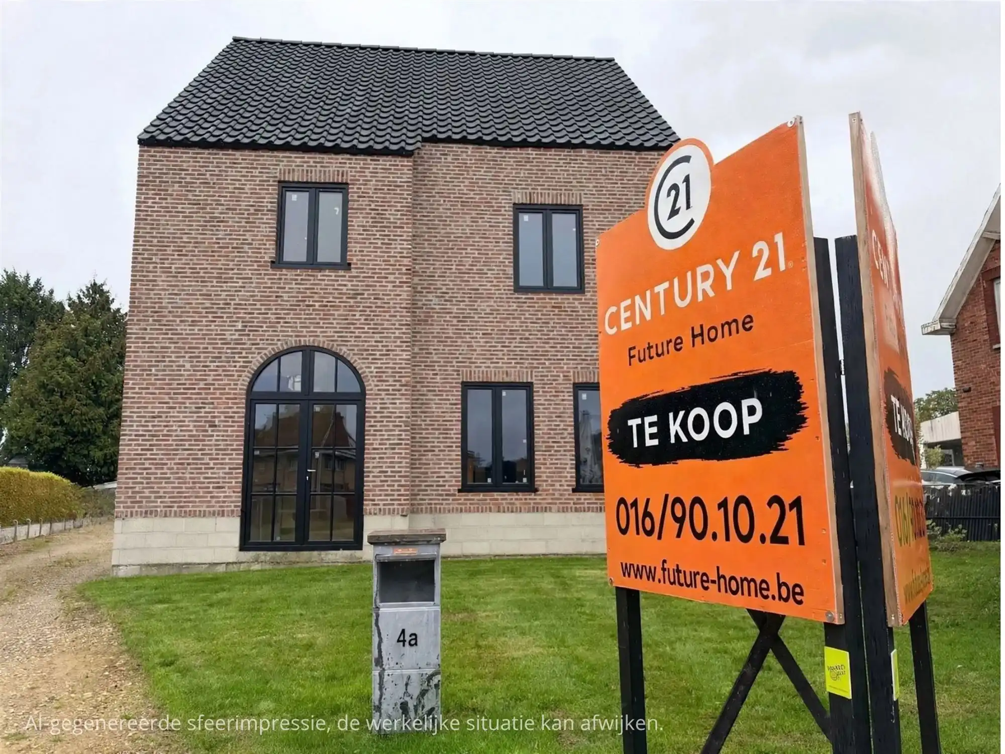 Prachtige ruwbouw woning met afgewerkt bijgebouw te koop! foto {{pictureIndex}}