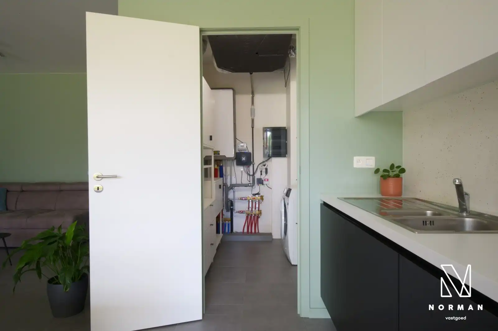 Recent gelijkvloers appartement met 1 slk, tuin en ondergrondse staanplaats te koop in Harelbeke foto 20