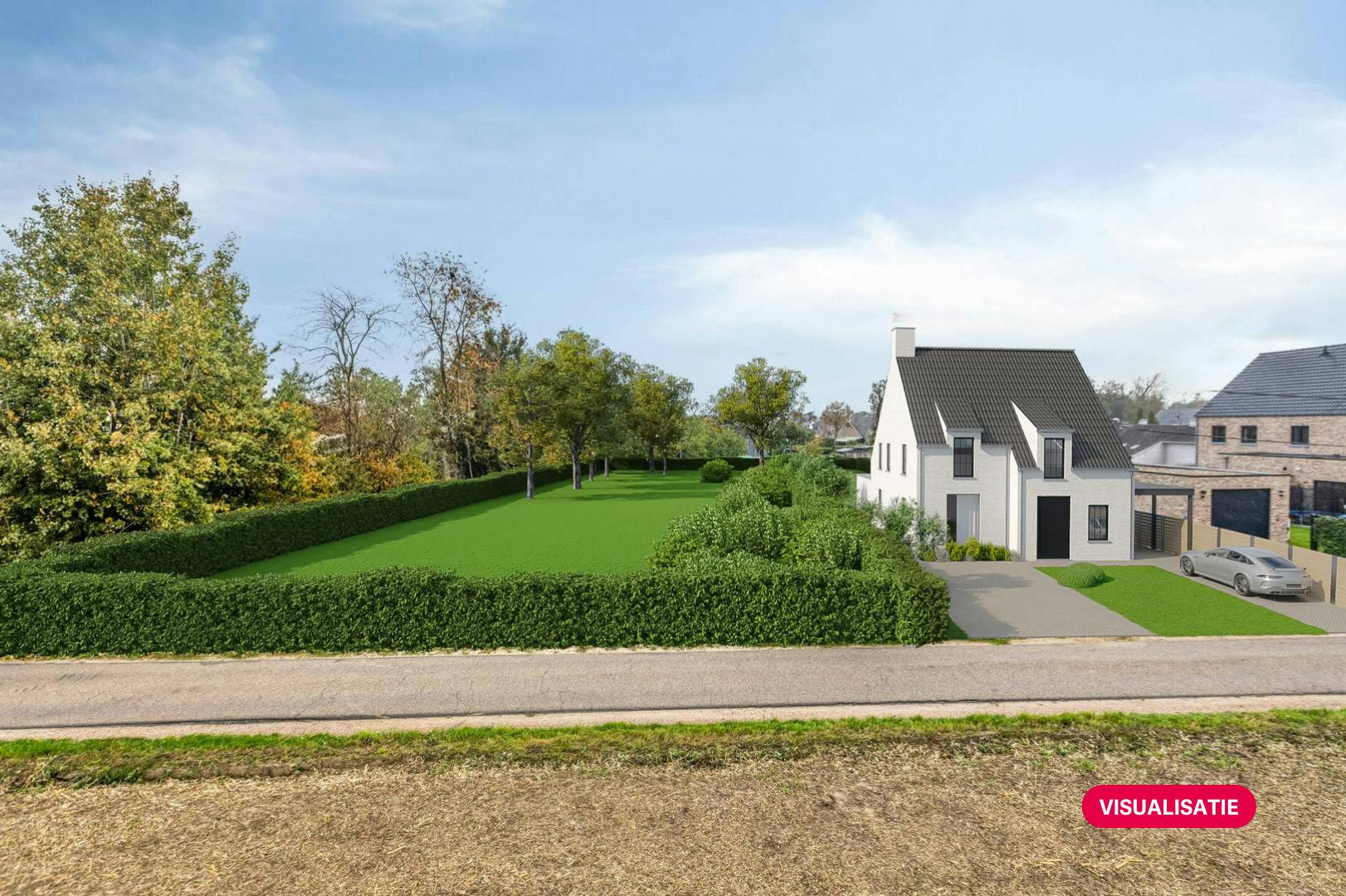 Rustig gelegen bouwgrond met vrij zicht op een riant perceel voor open bebouwing te koop foto 4