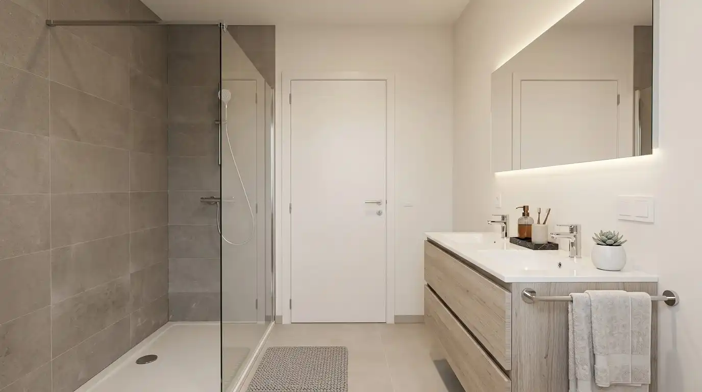 Modern nieuwbouwappartement met 2 slaapkamers en ruim terras in centrum Lubbeek foto 16