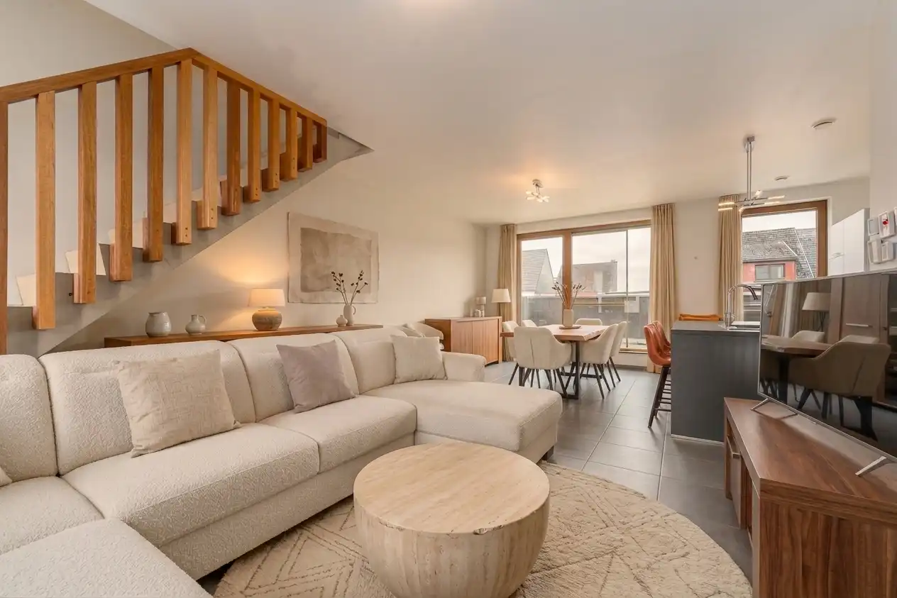 Duplex-appartement met 3 slp, zonneterras en 2 autostaanpl foto 9