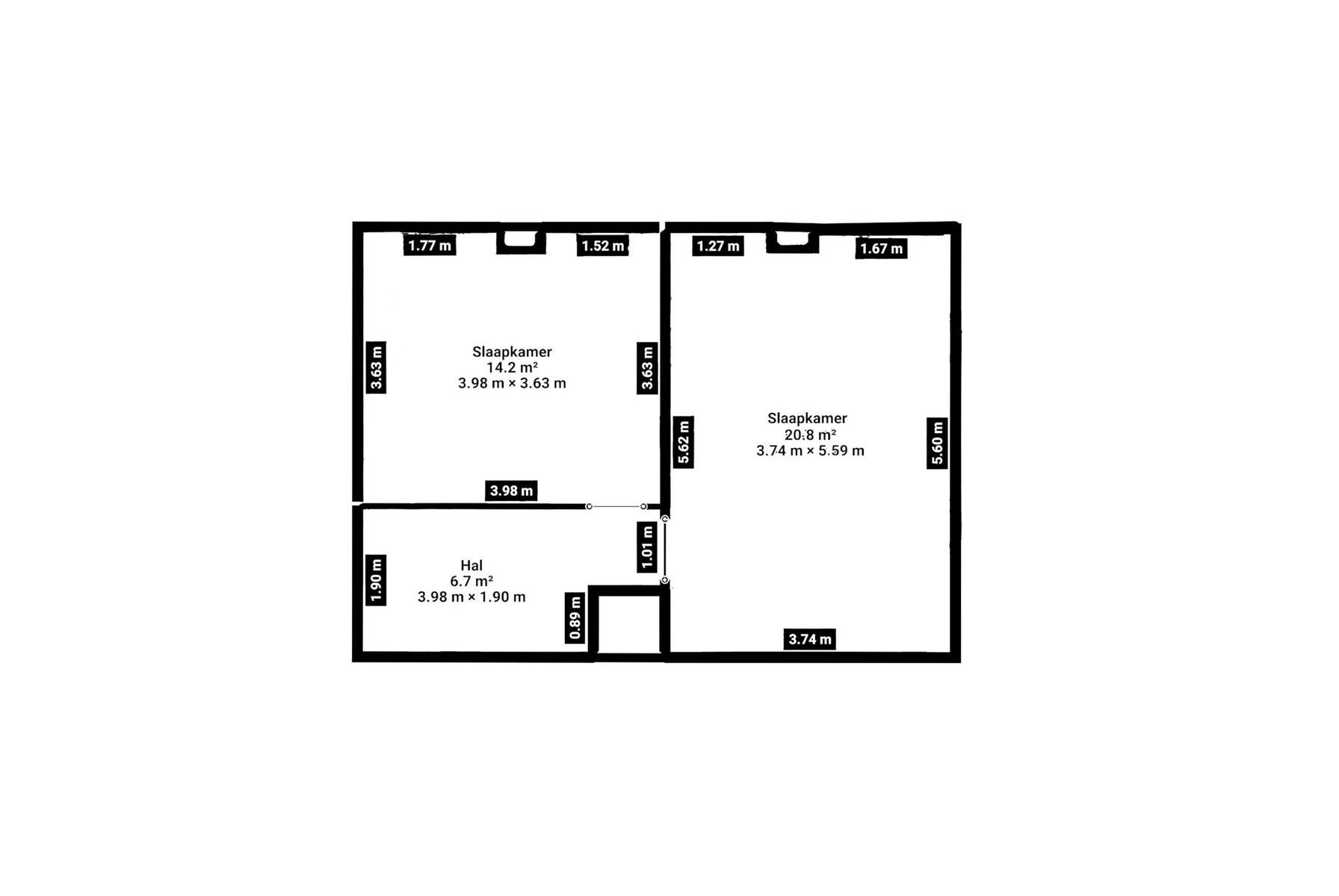 Te renoveren woning met o.a. 2 slaapkamers foto 25