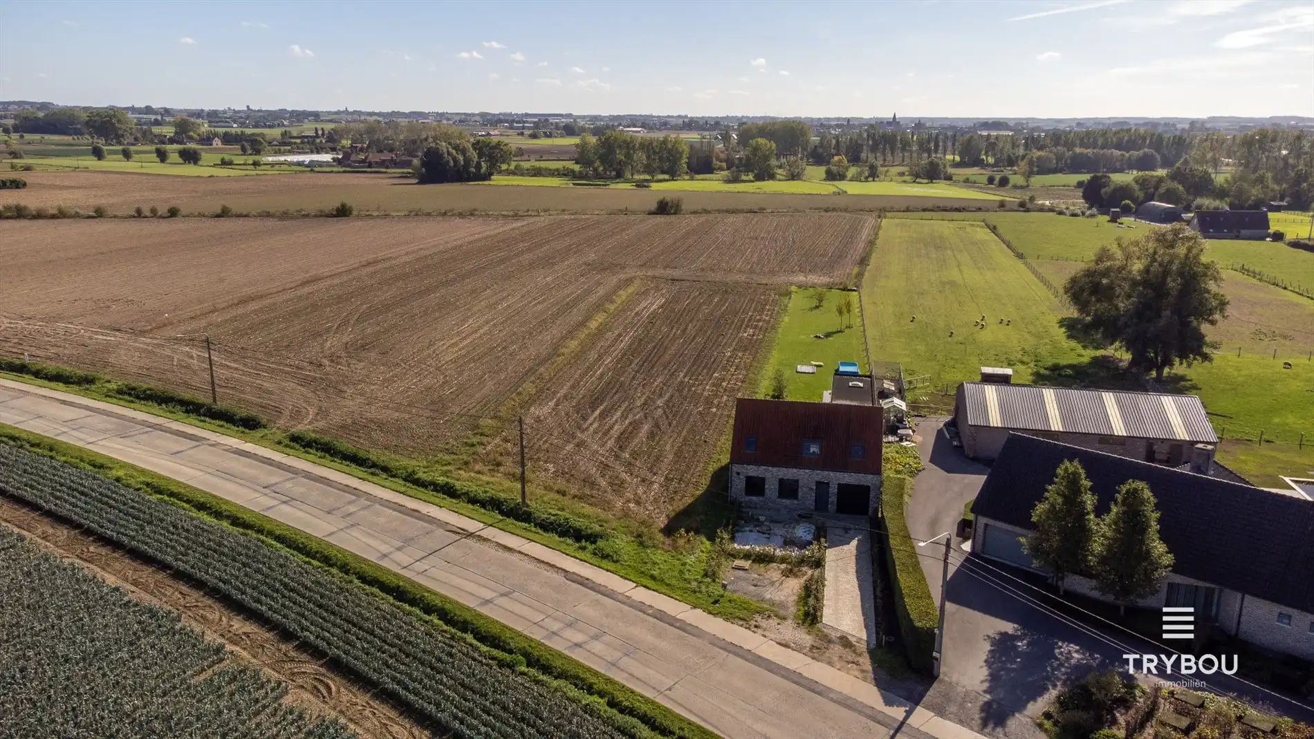 Ruime bouwgrond van 2.920 m² voor halfopen bebouwing in Poelkapelle foto 4