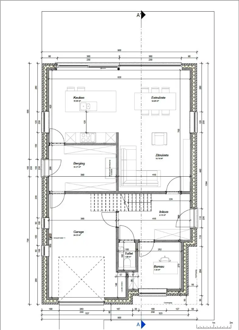 Ruime nieuwbouwwoning te Boutersem met zicht op het achterliggend groen foto 5