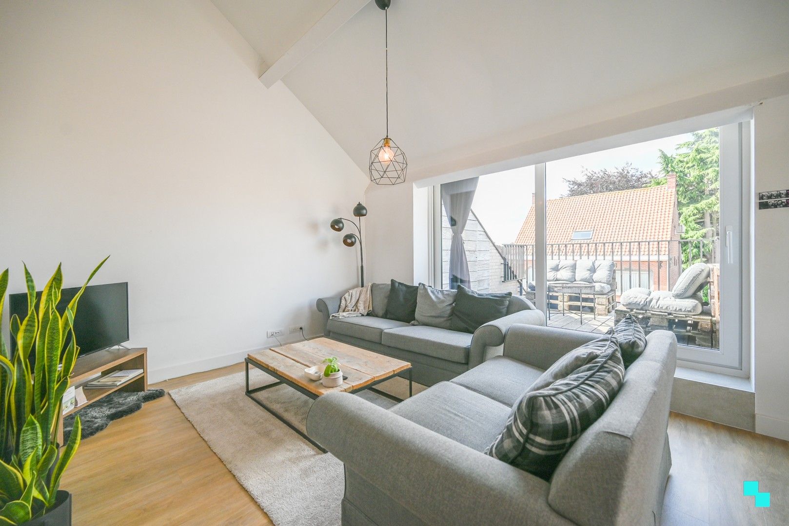 Tweeslaapkamerappartement met dakterras in Wielsbeke foto 4