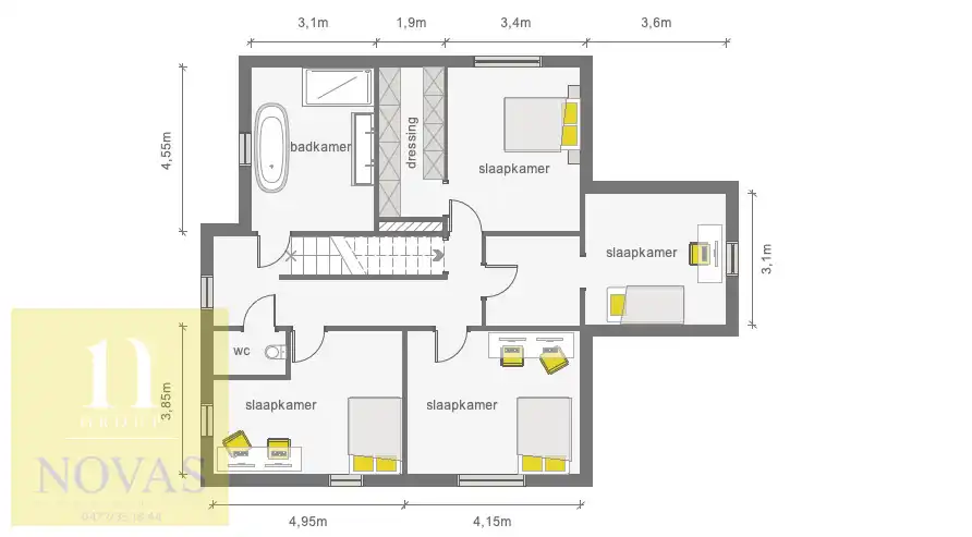 Prachtige woning, zonnepanelen, warmtepomp, thuisbatterij, 4 slaapkamers, bouwjaar 2015 foto 31