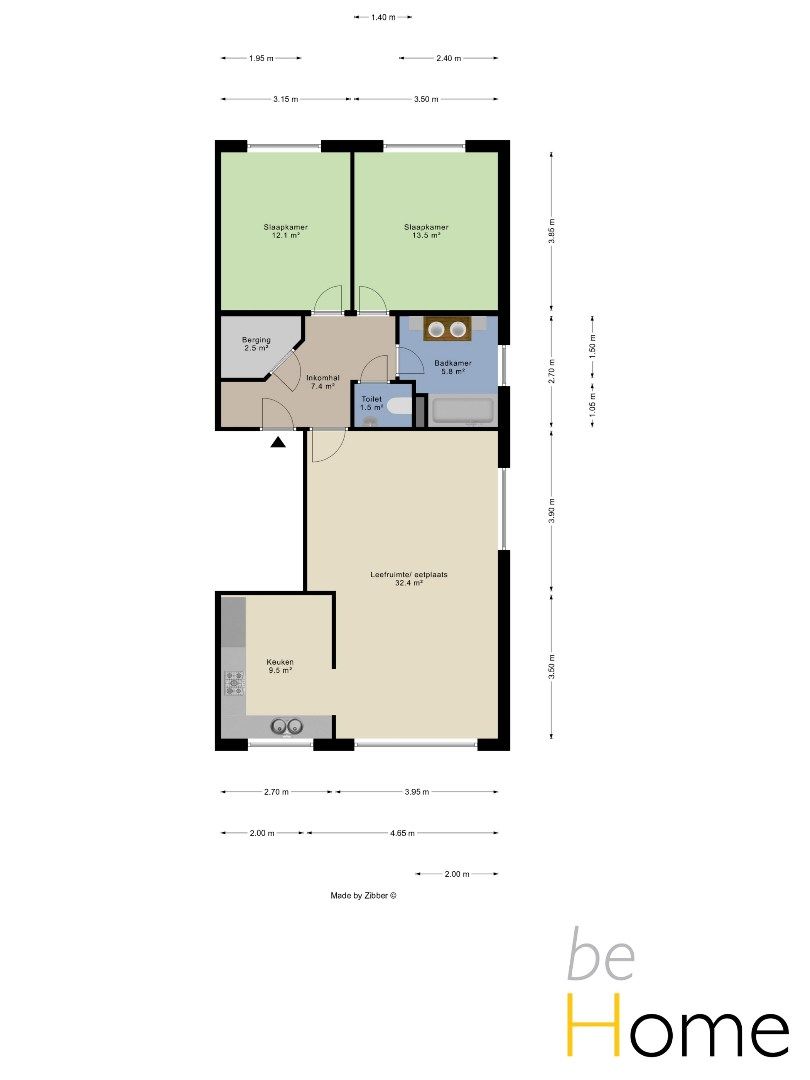 TE KOOP - Op zoek naar een energiezuinige en lichtrijke 2-slpk appartement in Merchtem? Welkom Home! foto 19