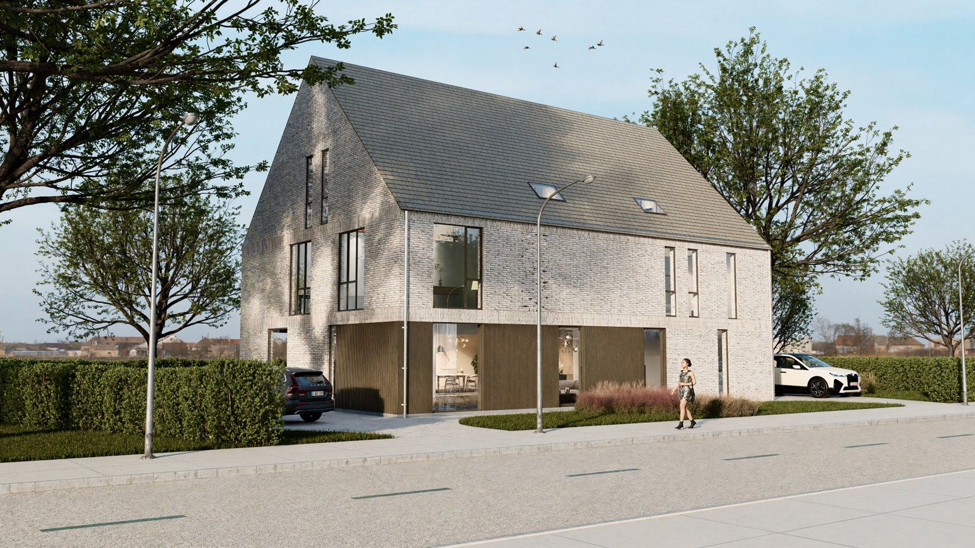 BEN Nieuwbouw woning in groene omgeving en op een steenworp van Gent foto {{pictureIndex}}