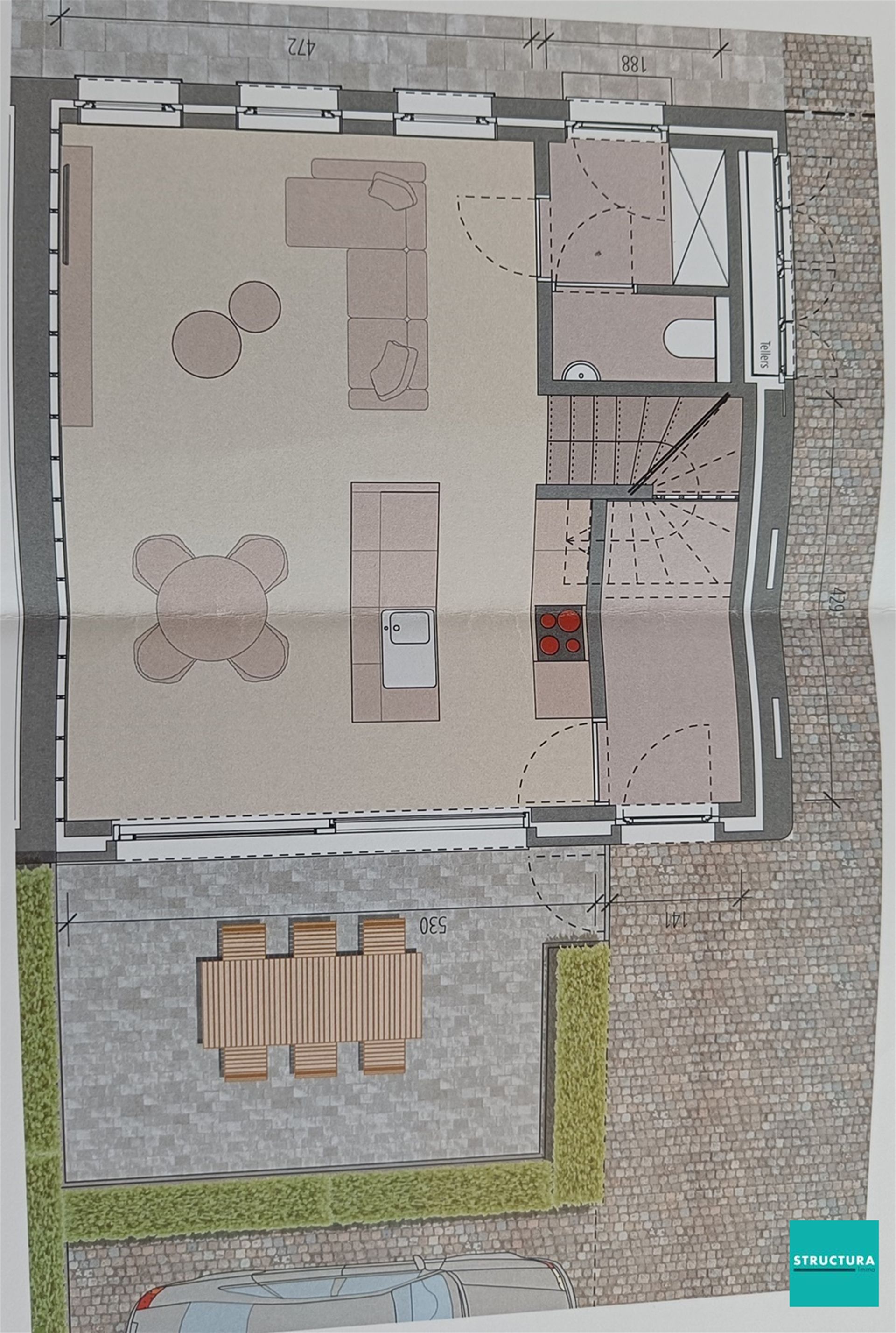  BEZOEKEN VOLZET:     Gerenoveerde twee slaapkamer woning in de dorpskern van Ossel foto 19