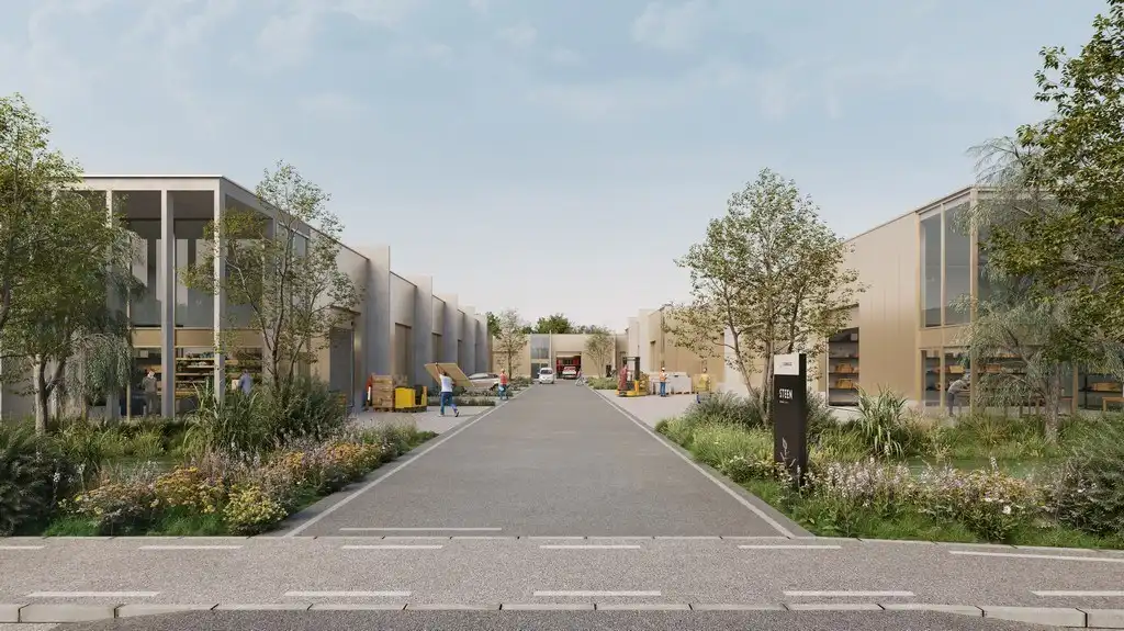 Nieuwbouw magazijn te koop in bedrijvenpark Steen in Laarne foto 2