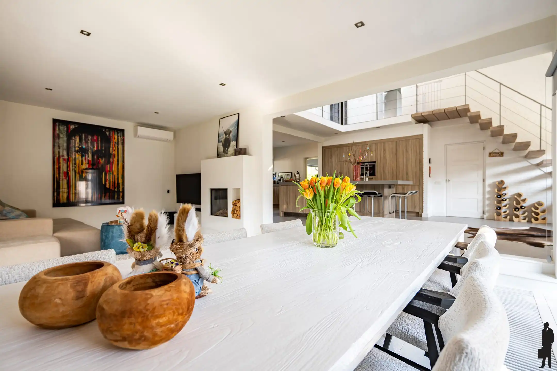 In de Meerse bergen treffen we op een ruim perceel van ca. 2.735m² deze knappe, lichtrijke villa foto 18