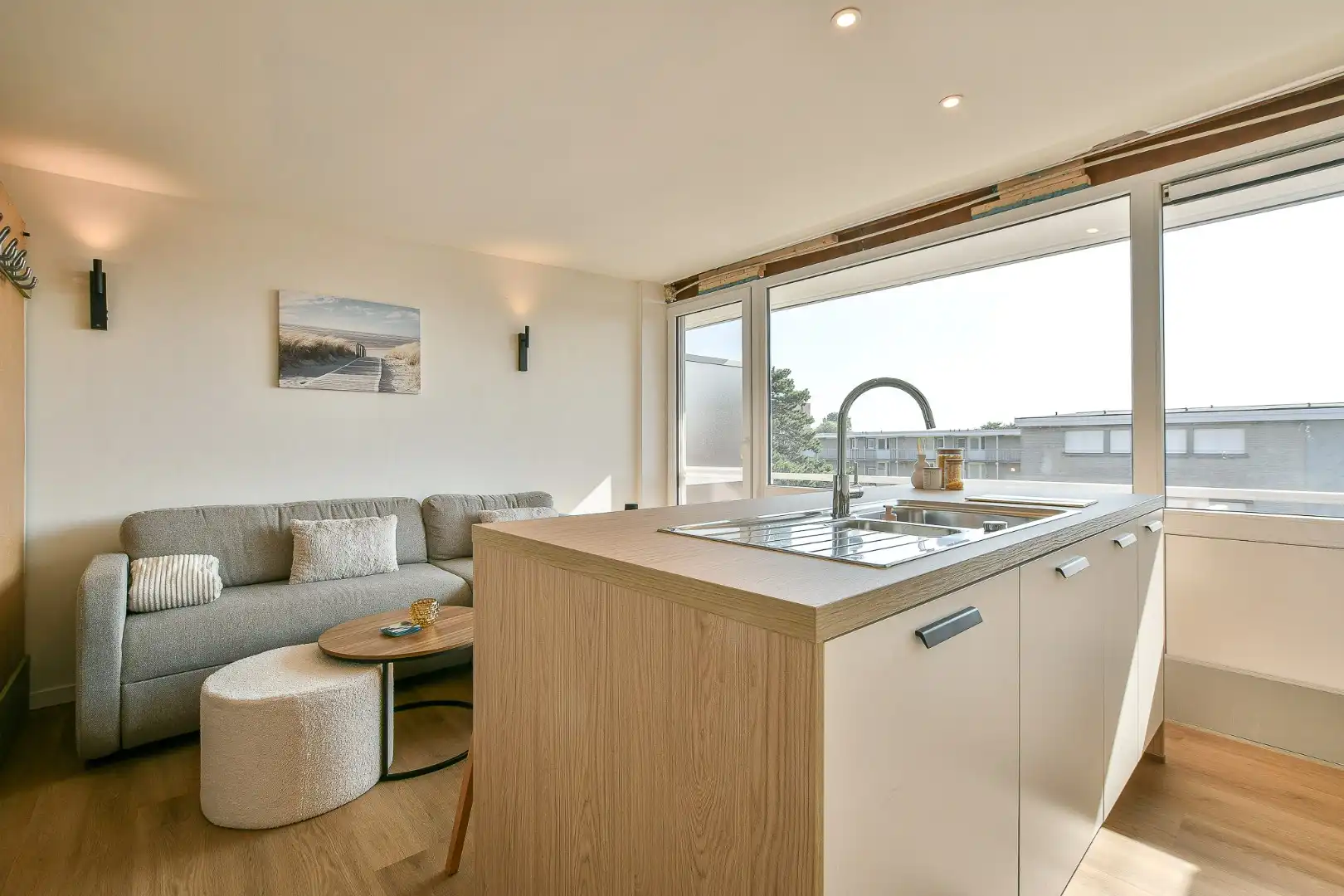 Verzorgd éénslaapkamerappartement met terras en staanplaats in Vosseslag foto 8