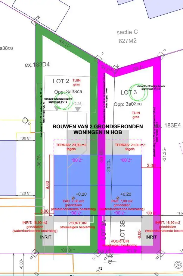 2 charmante herenwoningen op percelen van ca 3are foto 17