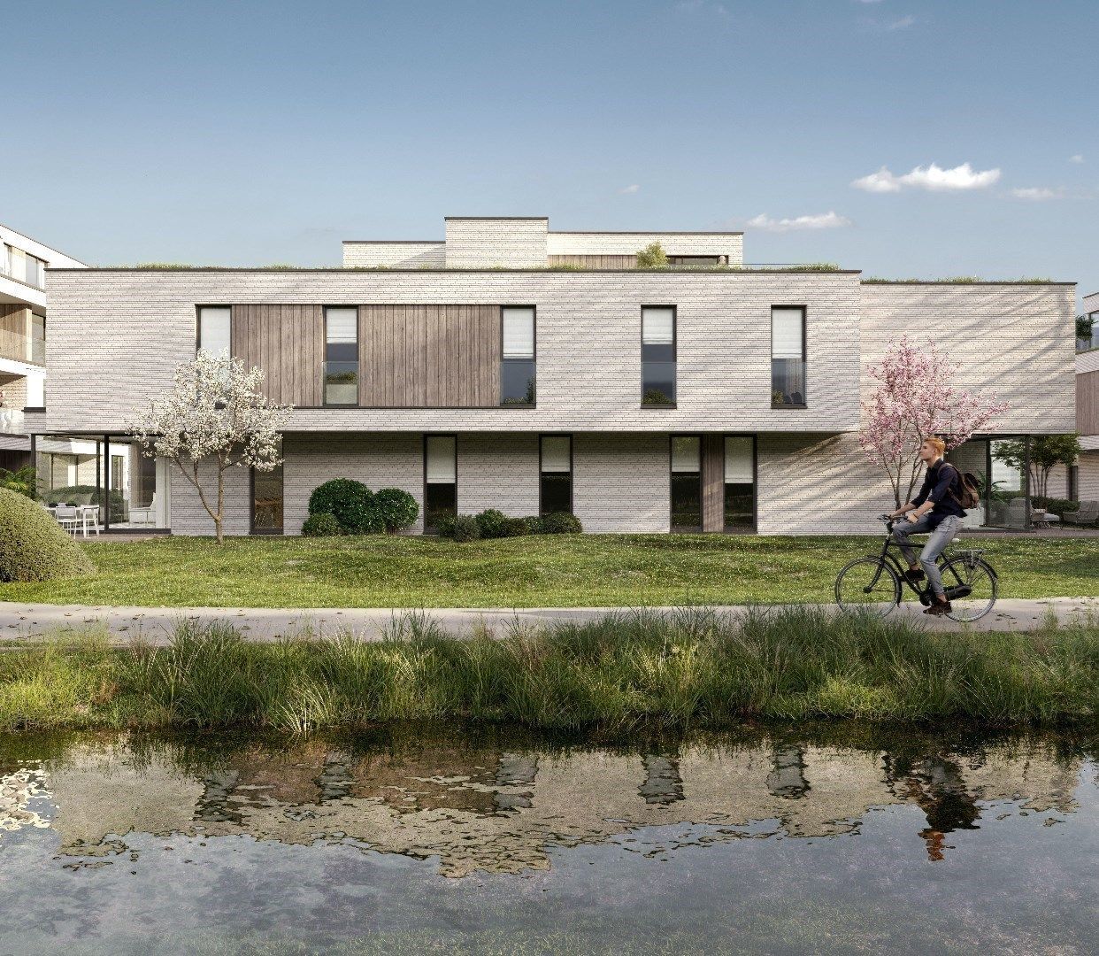 Lichtrijk éénslaapkamer appartement met terras in Lochristi foto 1