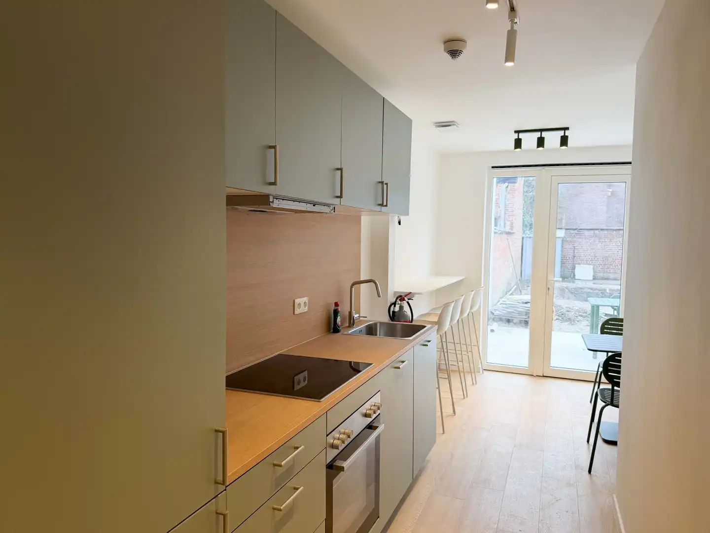 Vernieuwbouw studentenkamer privé sanitair centrum Leuven foto 8