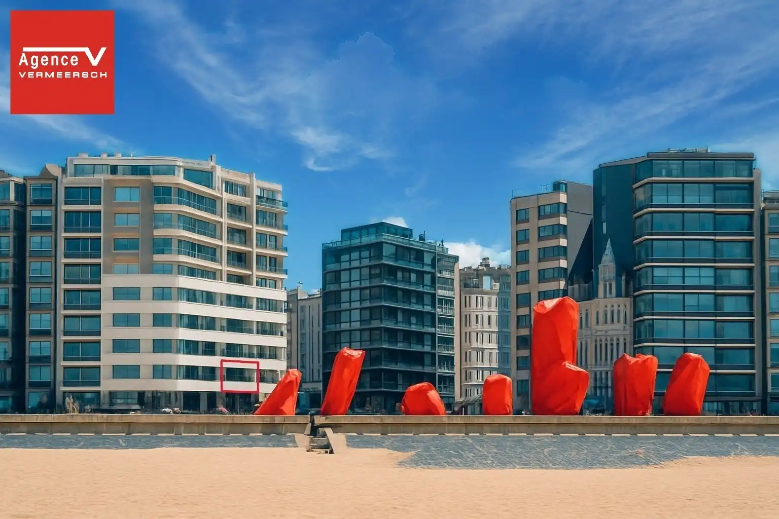 Zeezicht appartement met uniek zicht op Zeeheldenplein en strekdam. foto 4