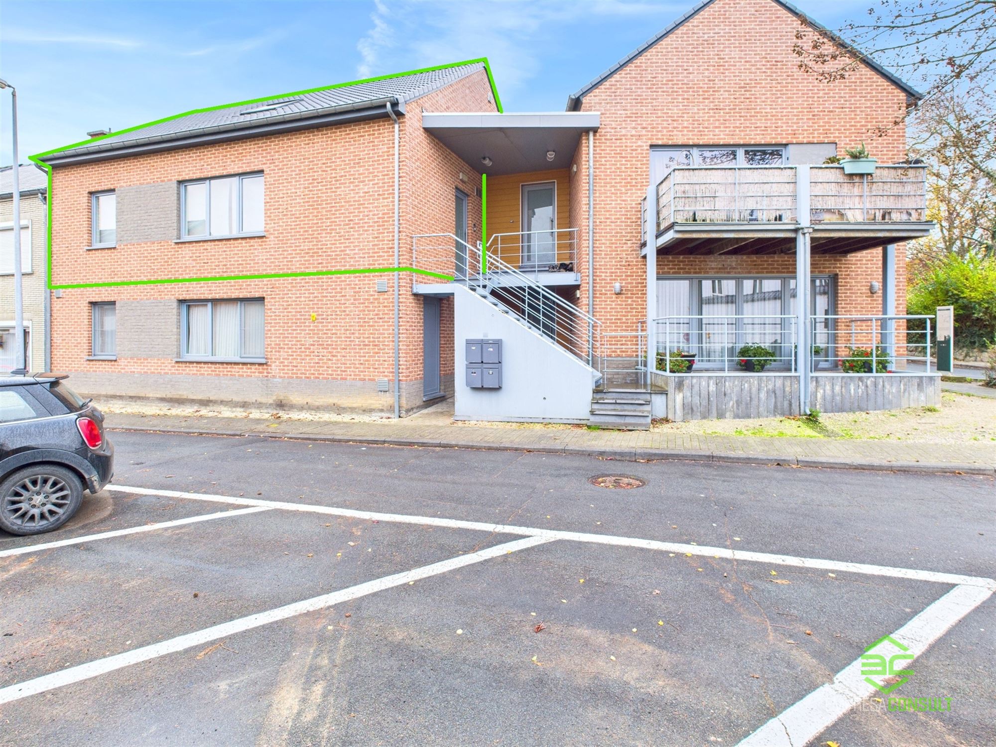 Duplexapp met 3 slpk en 2 badk in het centrum! foto 2