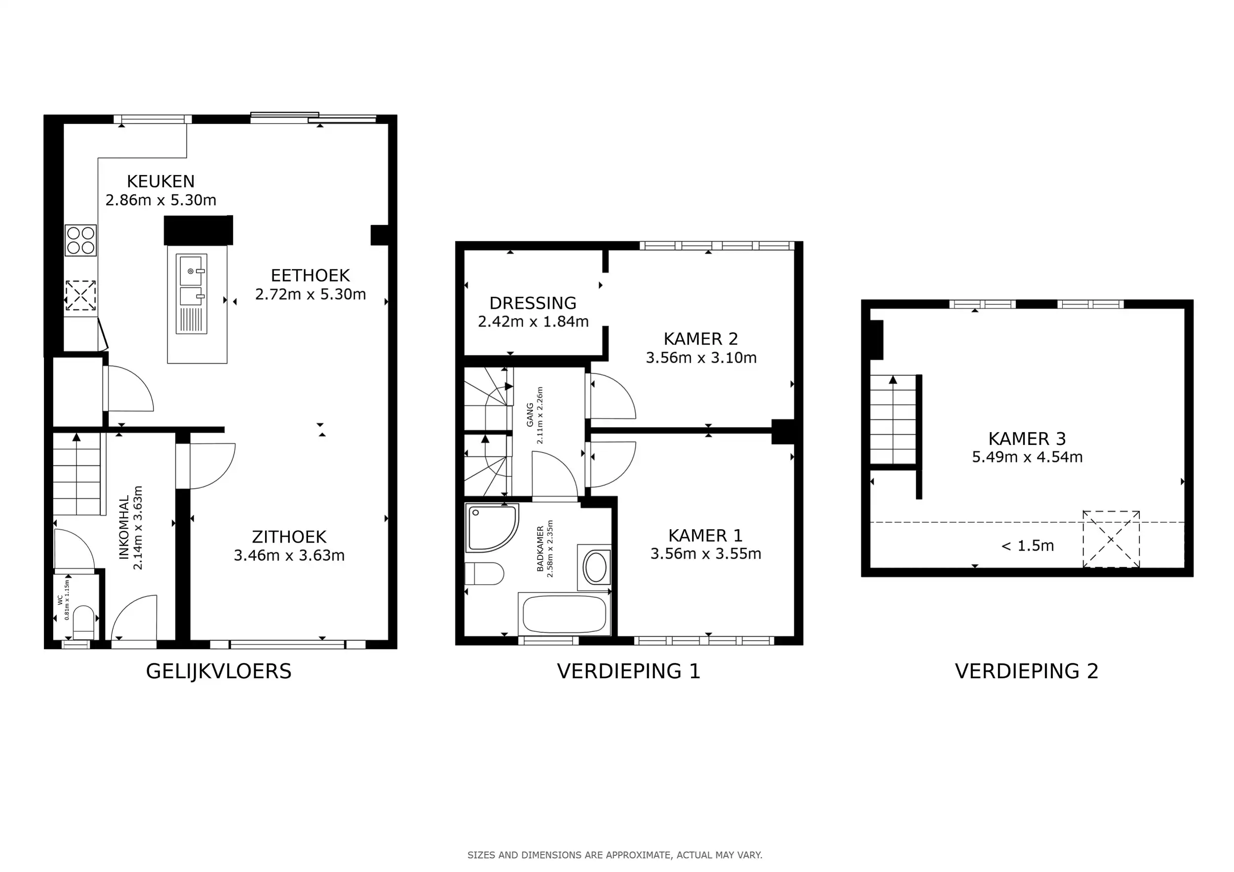 Instapklare rijwoning 3 slp nabij Gentbrugse Meersen foto 23