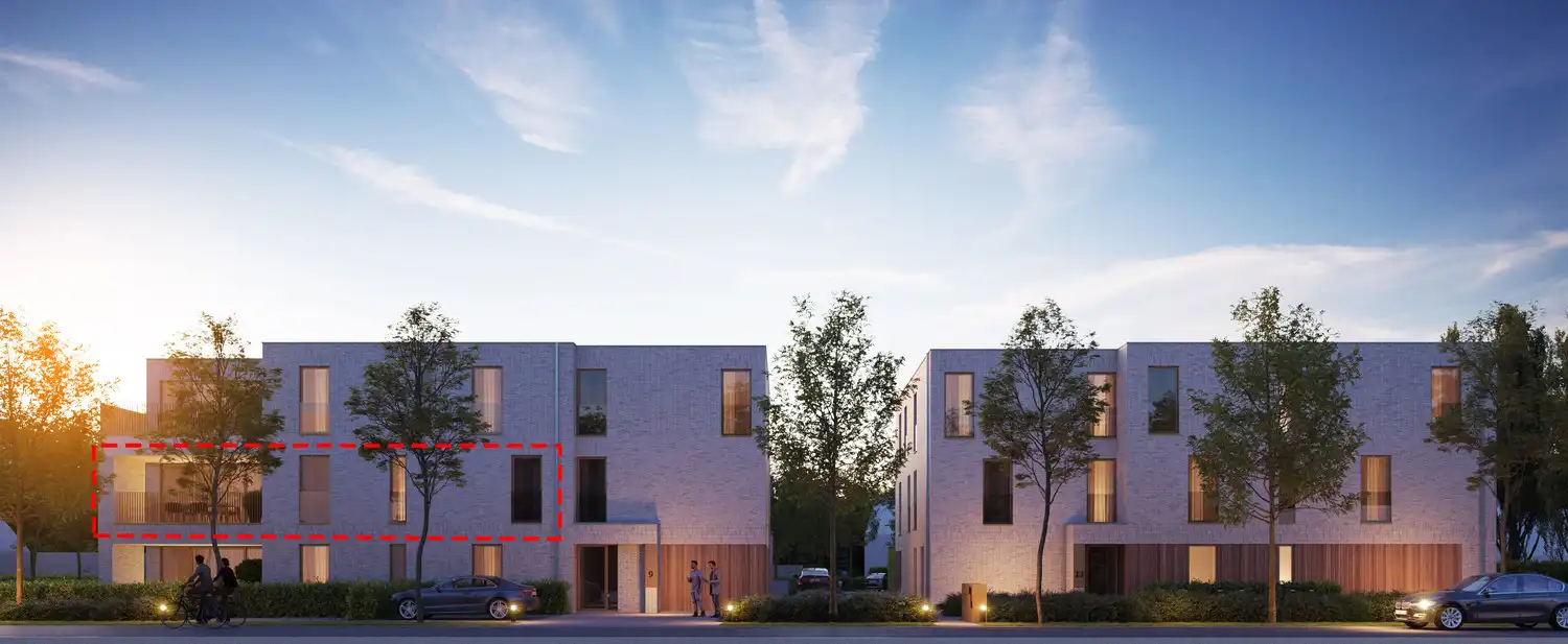 Nieuwbouw app met 2 slk (98m2) en ruim terras (15,8) foto {{pictureIndex}}