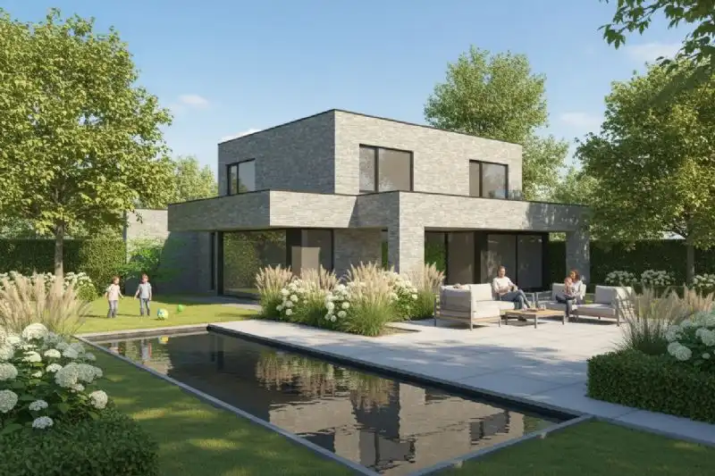 Nieuw te bouwen alleenstaande woning te Kortrijk. foto 2