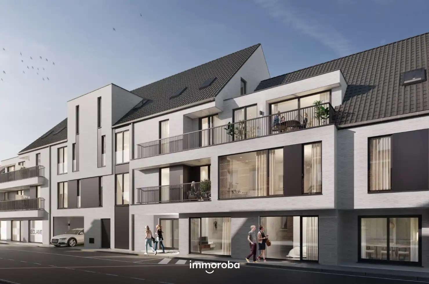 Nieuwbouwappartement met 2 slaapkamers & terras – 2e verdiep – Residentie Albert & Jerome foto 3