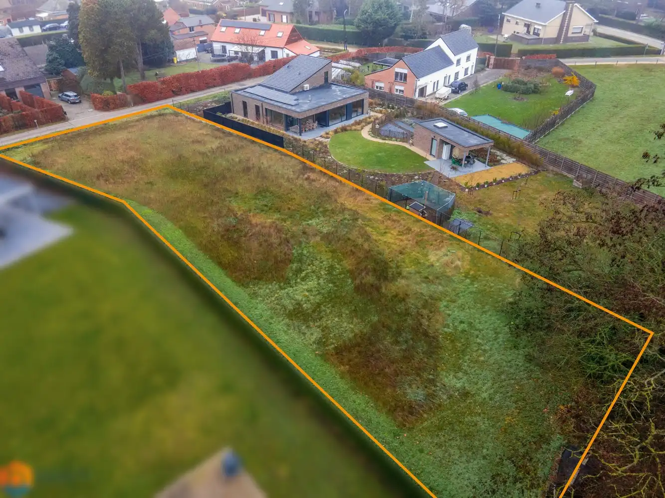 Bouwgrond voor open bebouwing op 1517m² in groene omgeving te Keerbergen foto 7
