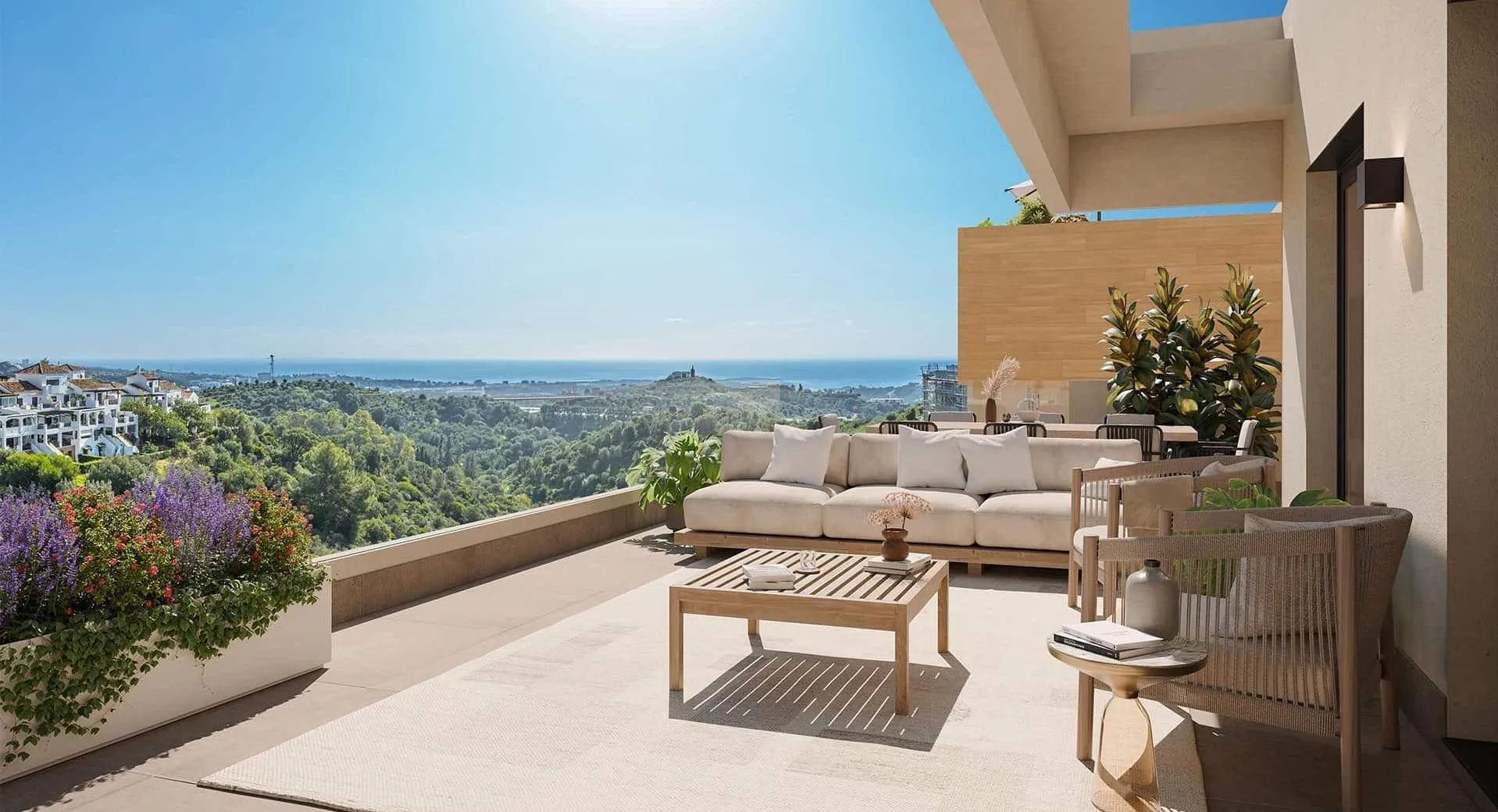 Prachtig woonproject in Mijas met adembenemend zee- en bergzicht, hoogwaardige appartementen te koop foto 13