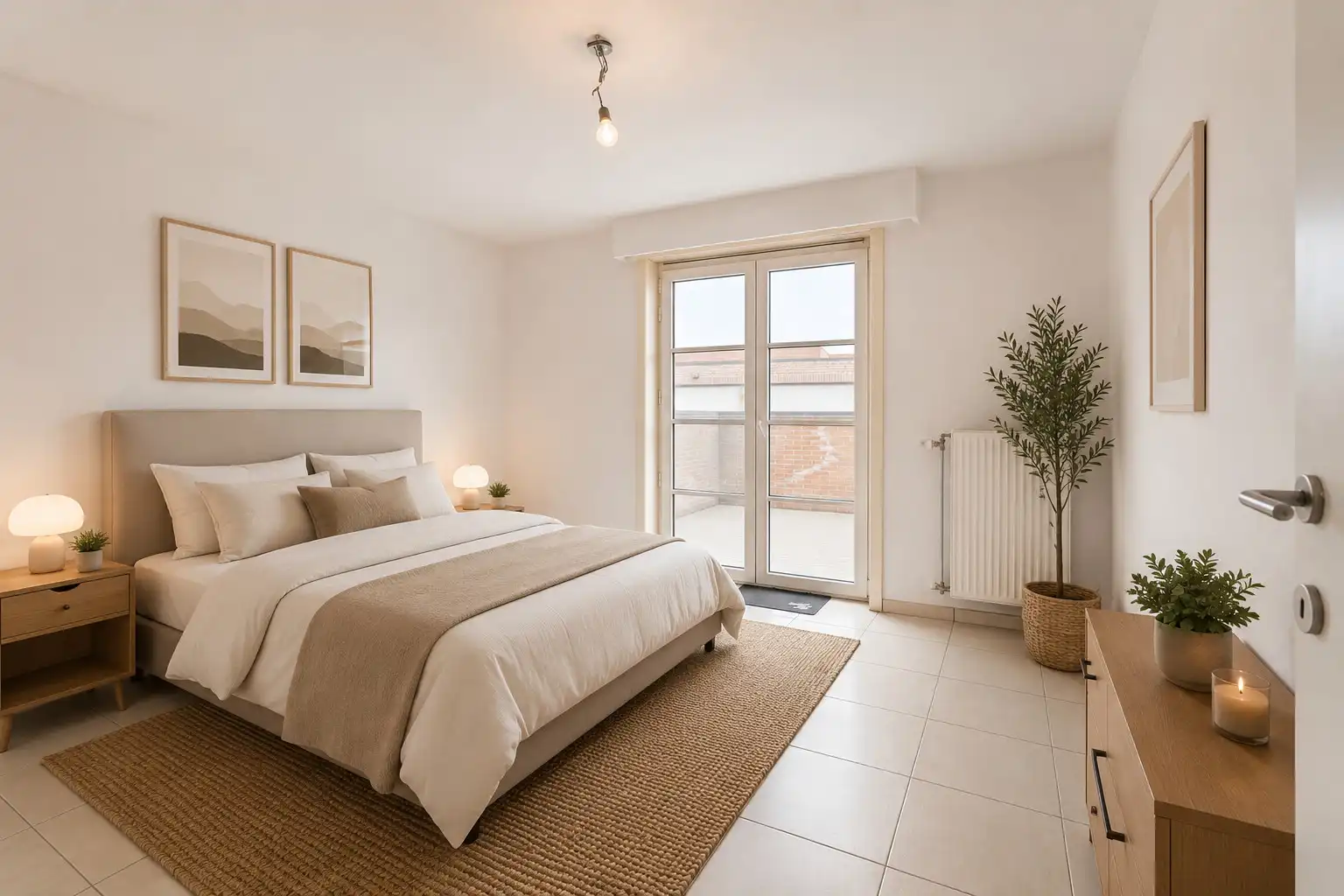 Instapklaar 2 kamerappartement met groot terras en prive parkeerplaats foto 9