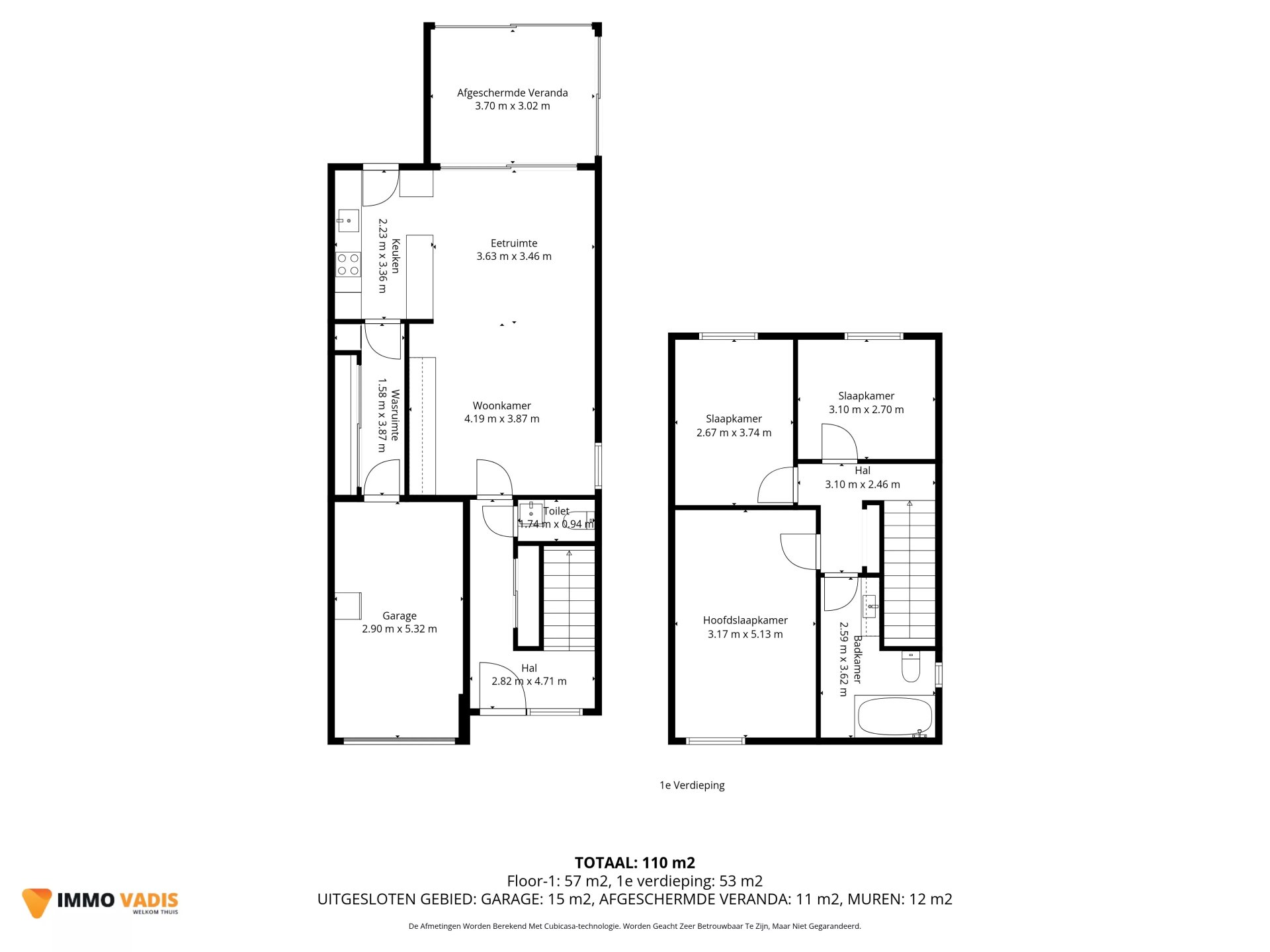 Recente woning met 3 slaapkamers foto 17