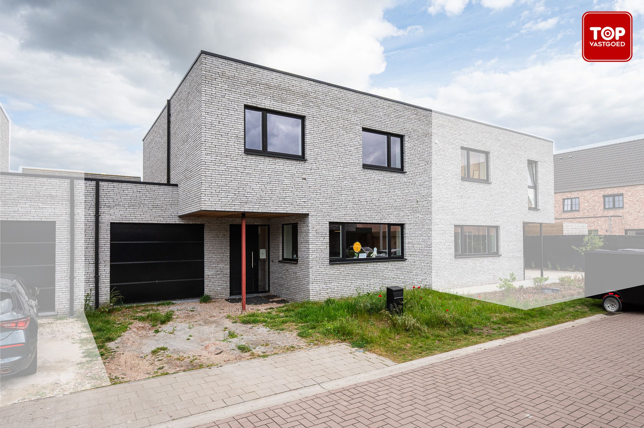 Nieuwbouwwoning met 3 slaapkamers in Evergem foto {{pictureIndex}}