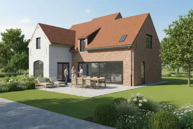 Nieuw te bouwen alleenstaande woning te Kuurne. foto 3
