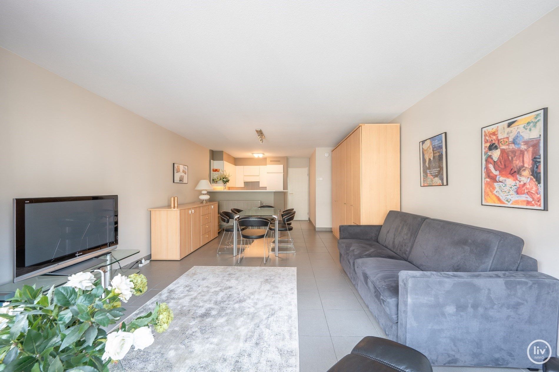 Ruim 1 slaapkamer-appartement op een topligging op de Bayauxlaan te Knokke.  foto 4