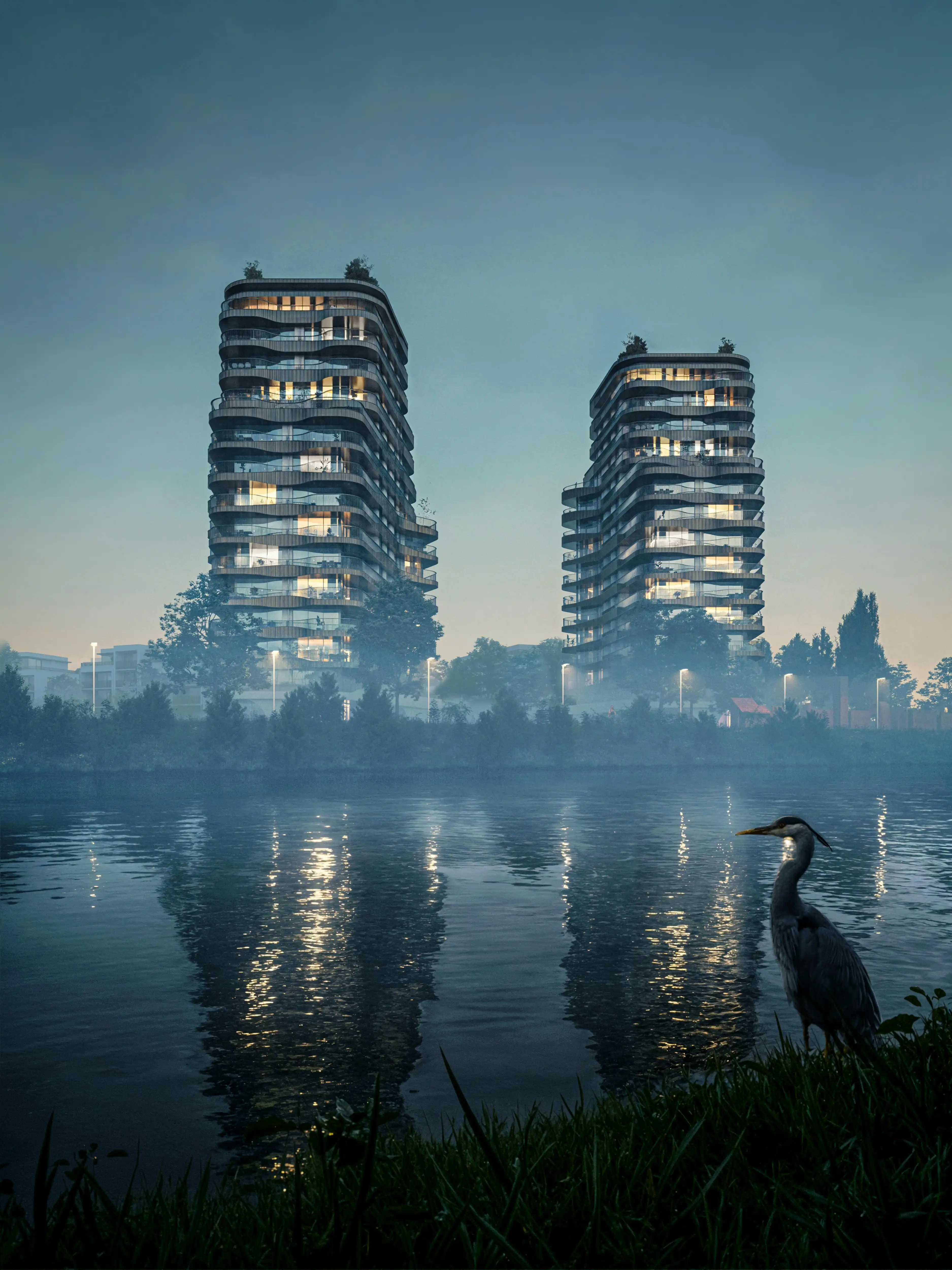 Exclusief penthouse aan de Leie met panoramisch terras (110m²) foto 18