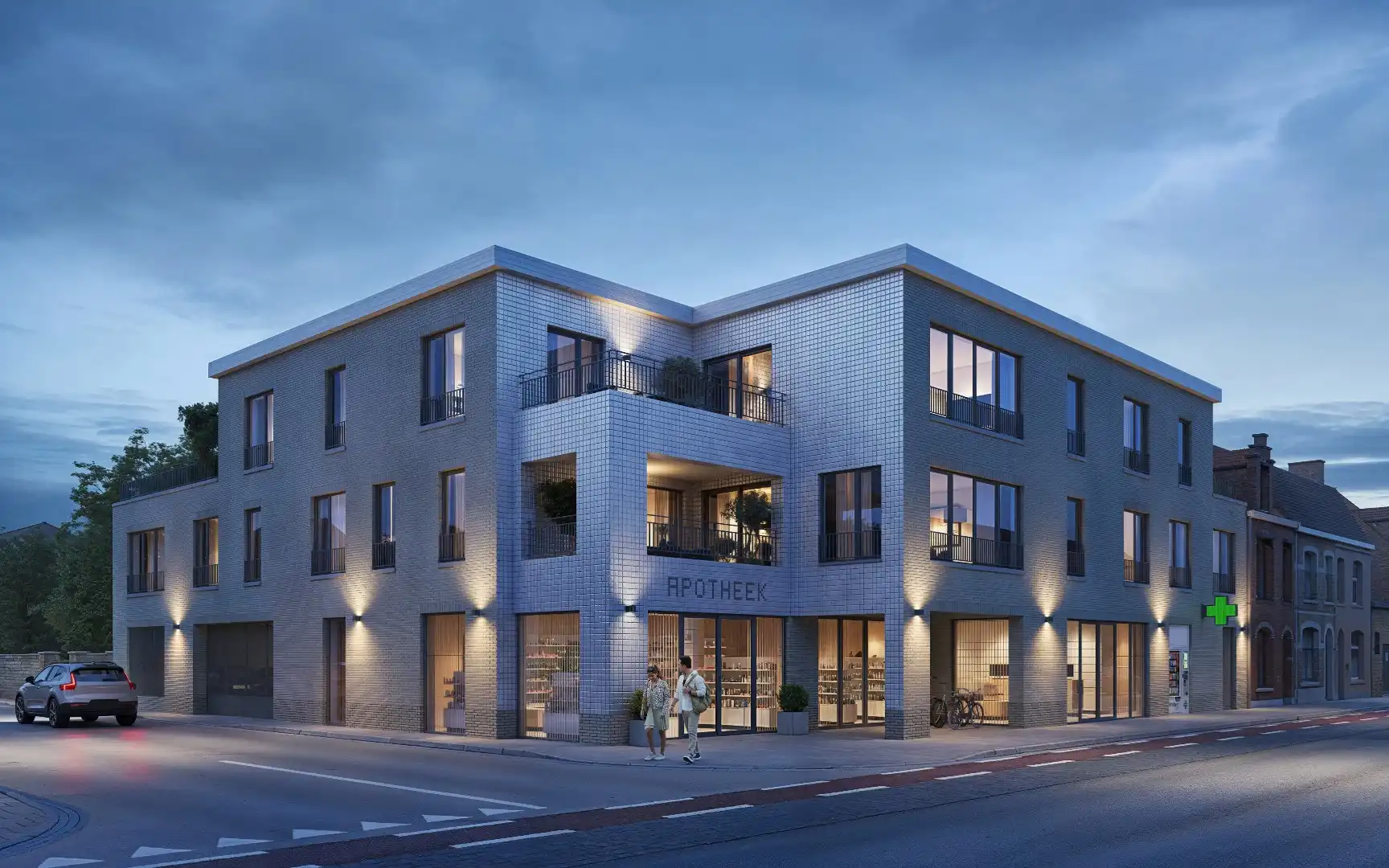 Moderne nieuwbouwappartementen in het groene Assebroek, op fietsafstand van het centrum van Brugge foto 2