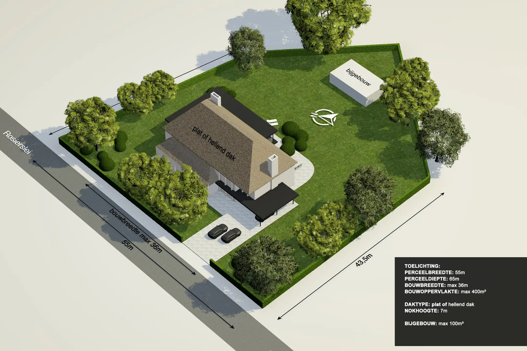 Grond te koop Rosierslei 7 - 2900 Schoten