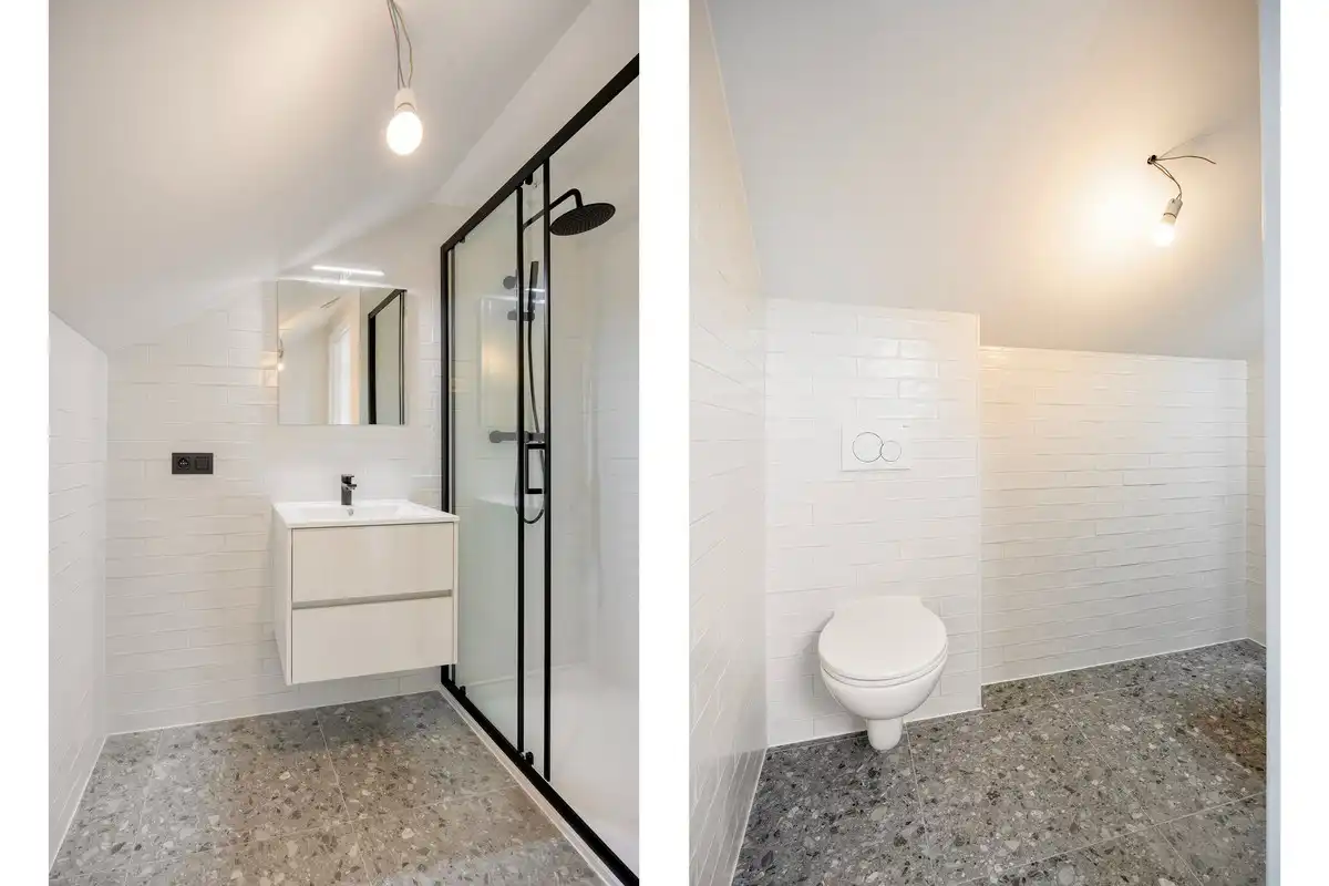 Volledig gerenoveerd en gemeubelde studentenkamer met privé badkamer en gemeenschappelijk terras - EPC A!  foto 13