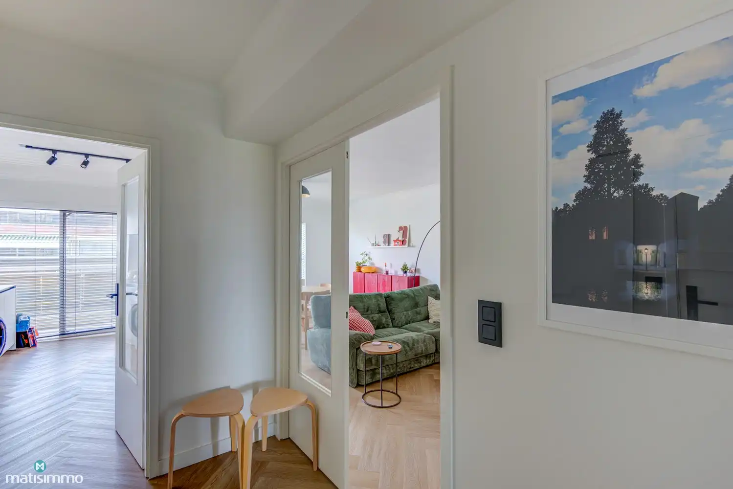 RECENT GERENOVEERD APPARTEMENT MET 2 SLAAPKAMERS, 2 TERRASSEN EN ZICHT OP HET GROEN IN DE KATARINAWIJK (OPTIONEEL: RUIME GARAGEBOX IN DE KELDERVERDIEPING) foto 4
