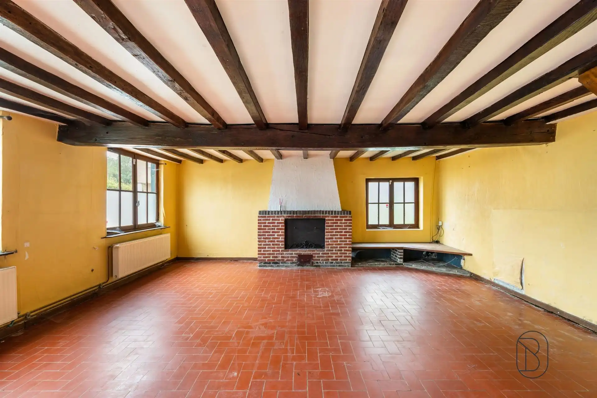 Charmante te renoveren fermette met 2 garages in Ronse foto 6