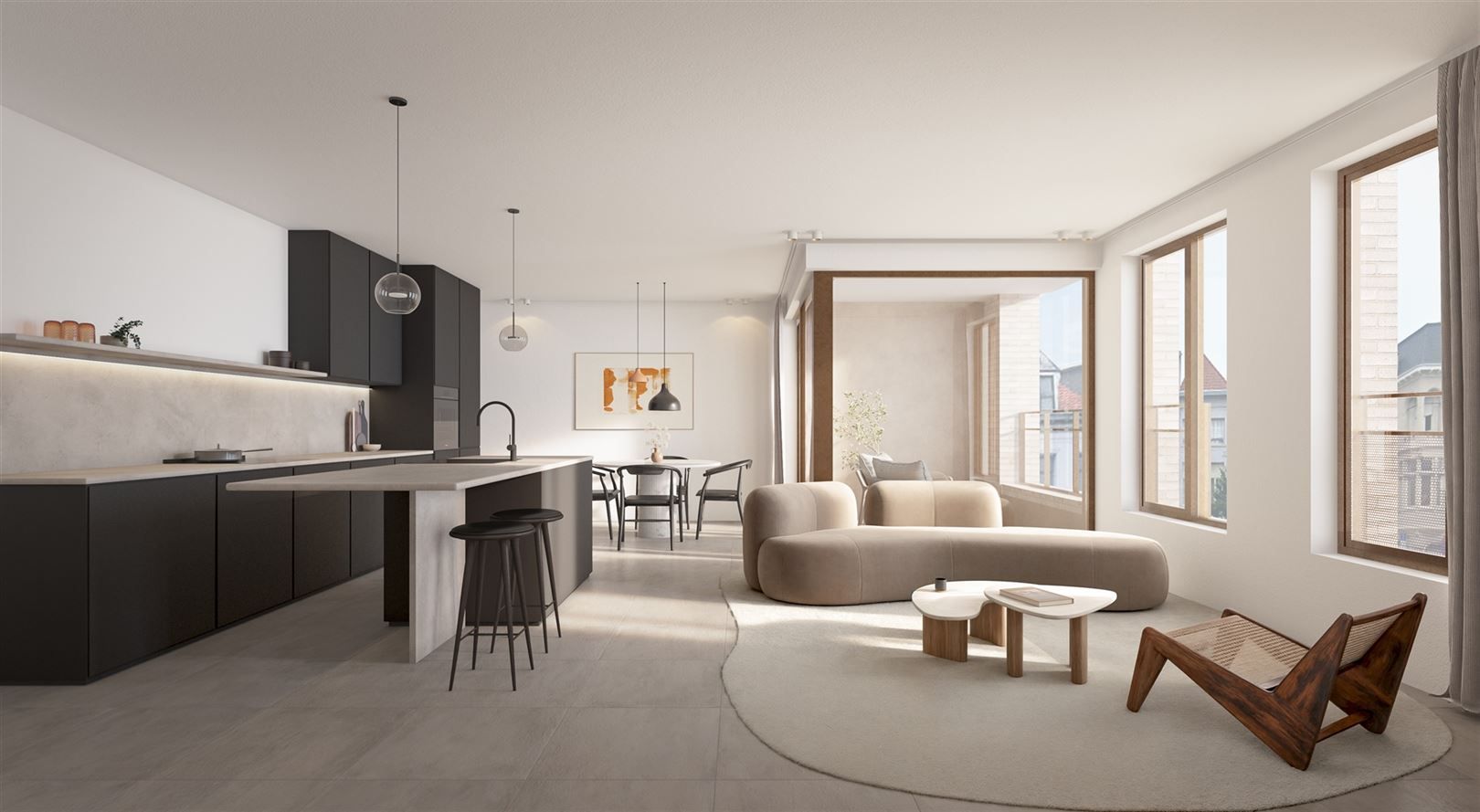 Nieuwbouwappartement met 1 slaapkamer en terras foto 8
