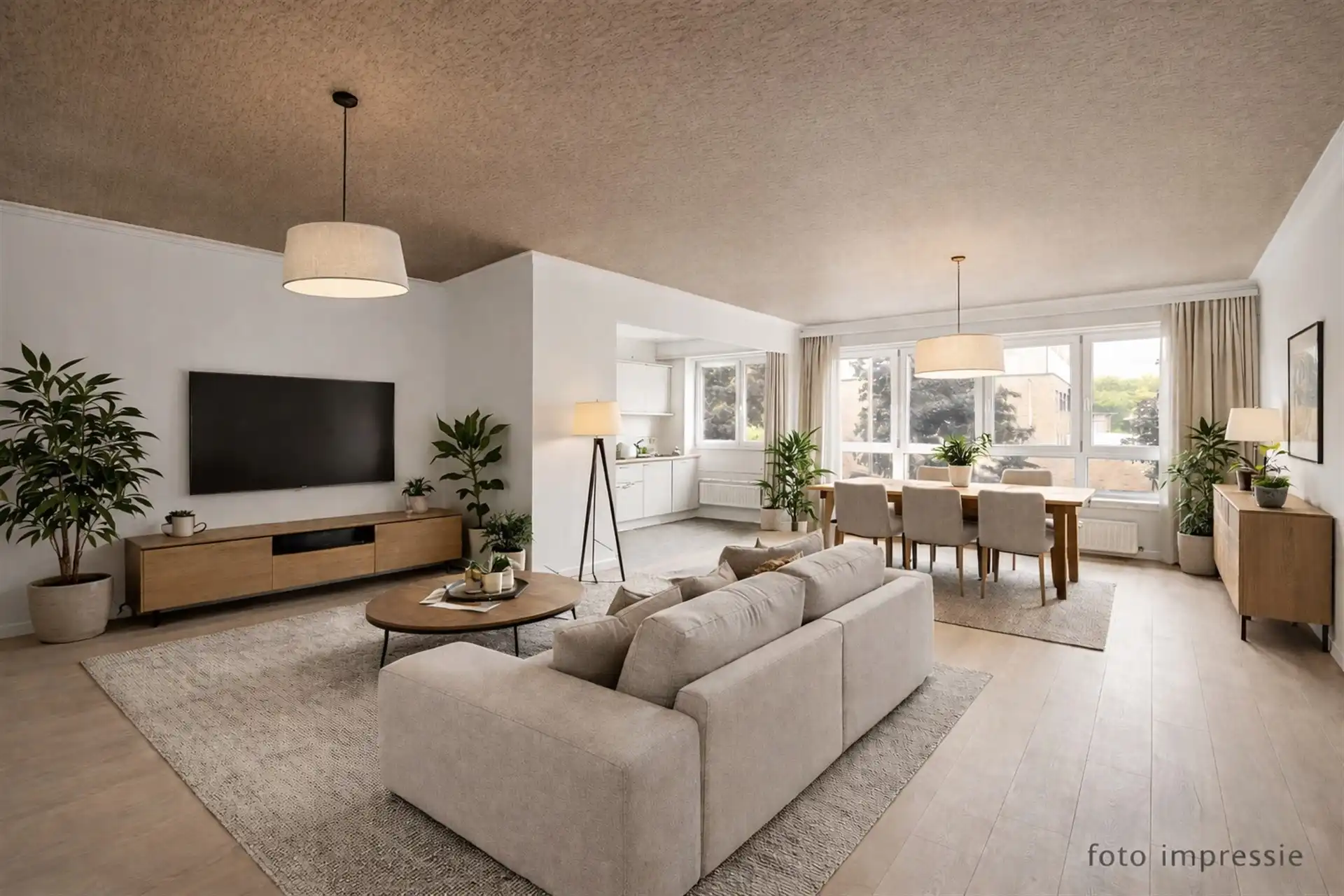 Gelijkvloerse INSTAPKLARE duplex met tuin  in Borgerhout  foto {{pictureIndex}}