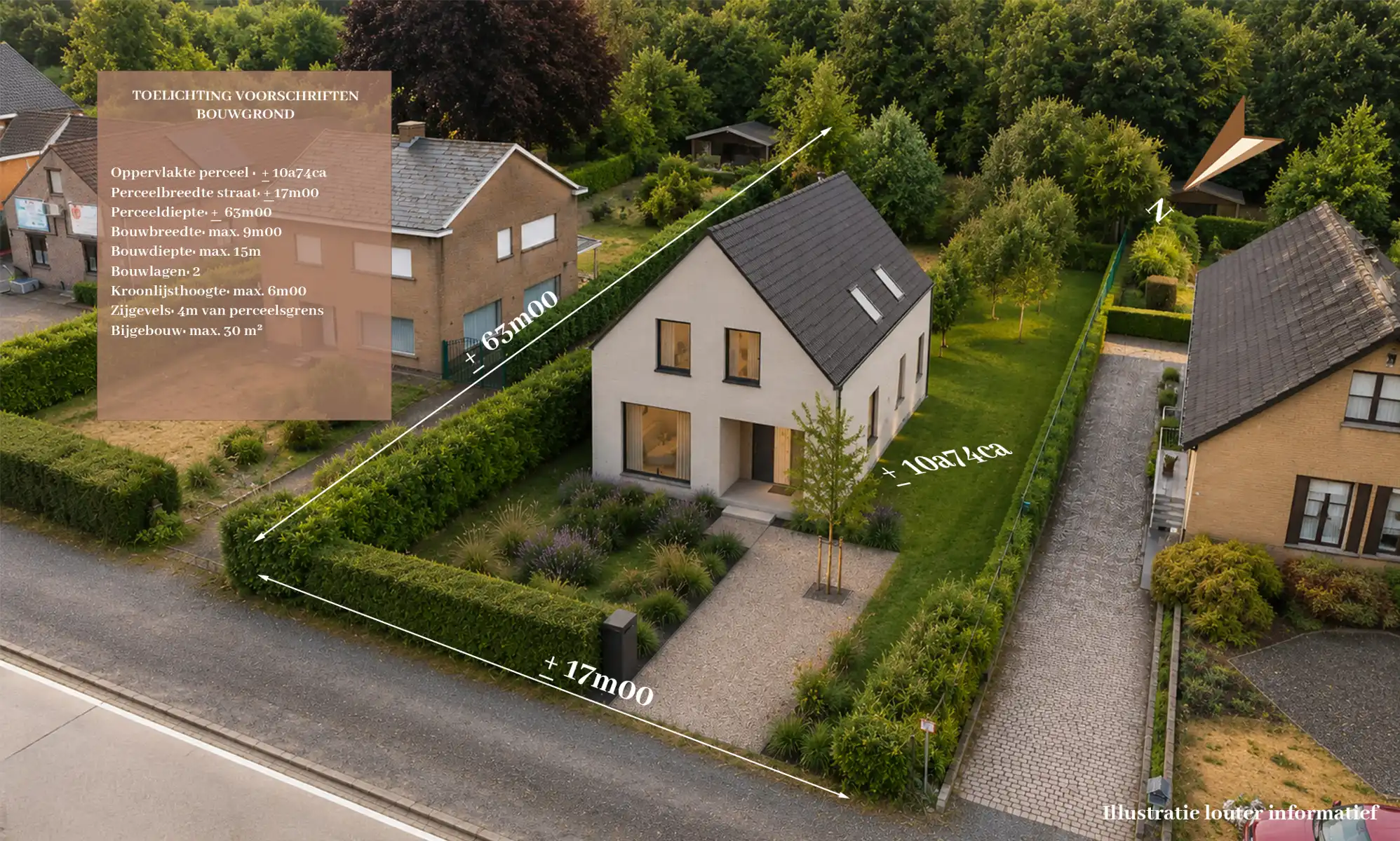 Uitstekend gelegen bouwgrond voor open bebouwing foto 3