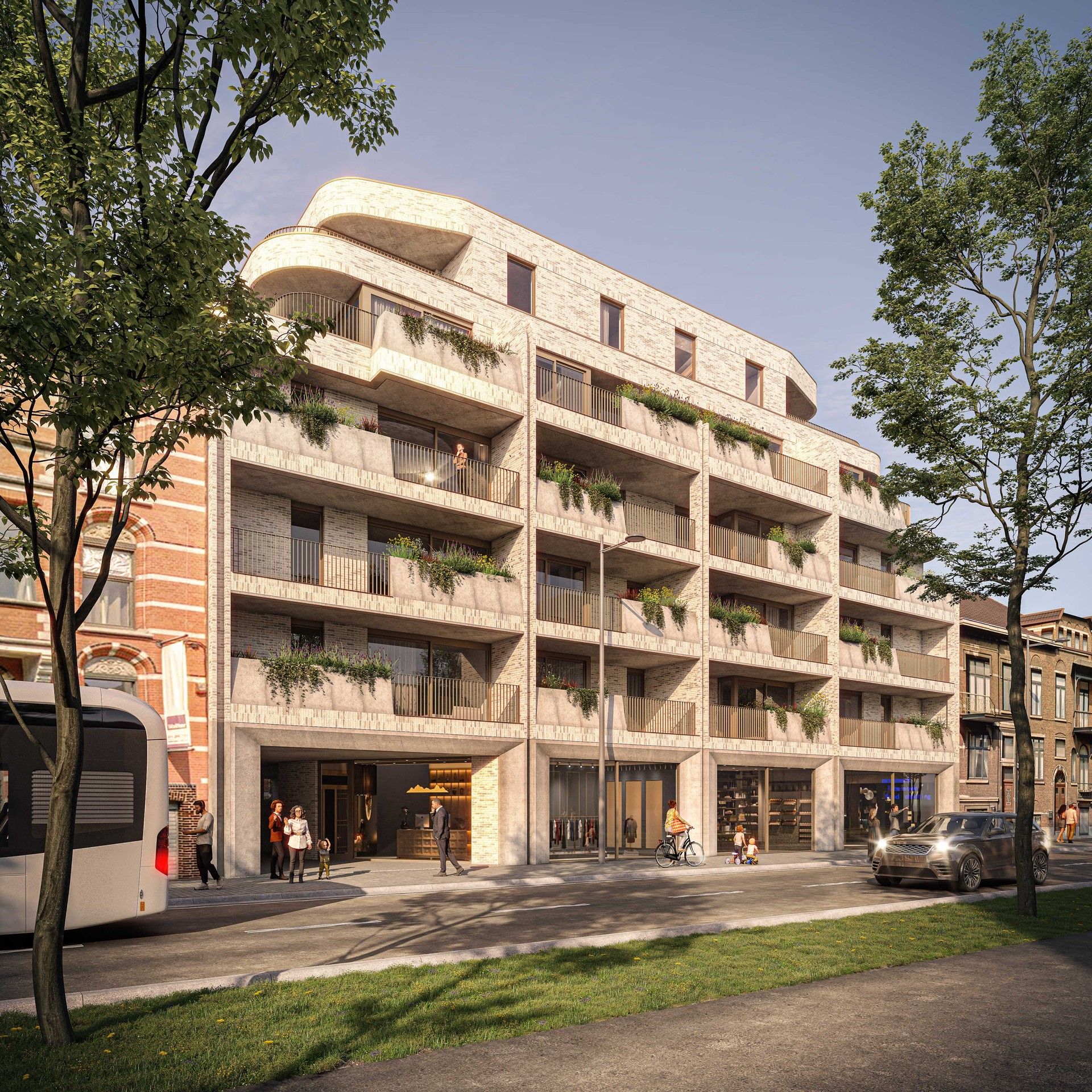1-slaapkamerappartementen - Boulevard foto {{pictureIndex}}